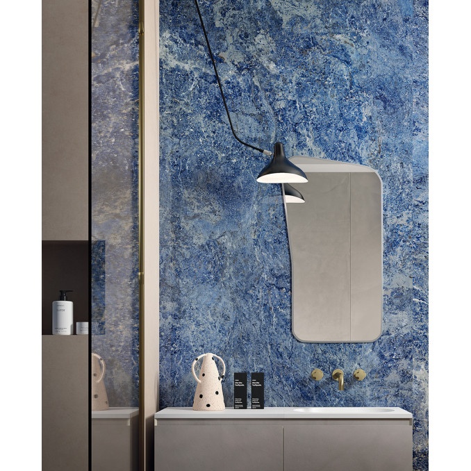 Solidate Blue Carrelage grès cérame effet marbre INFINITO 2.0 SODALITE BLUE