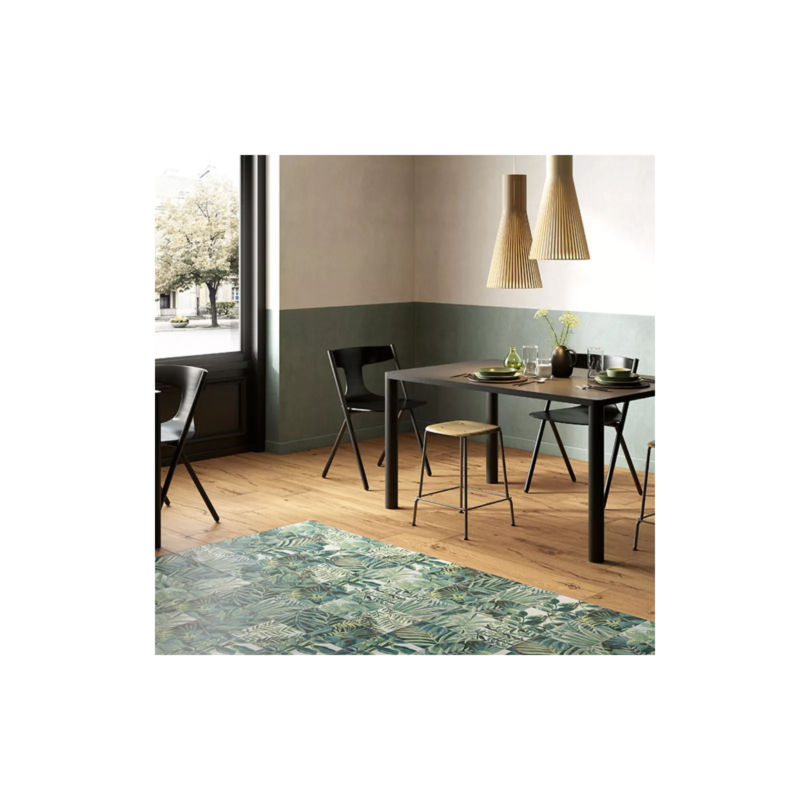 Carrelage grès cérame effet parquet LEGNOVIVO