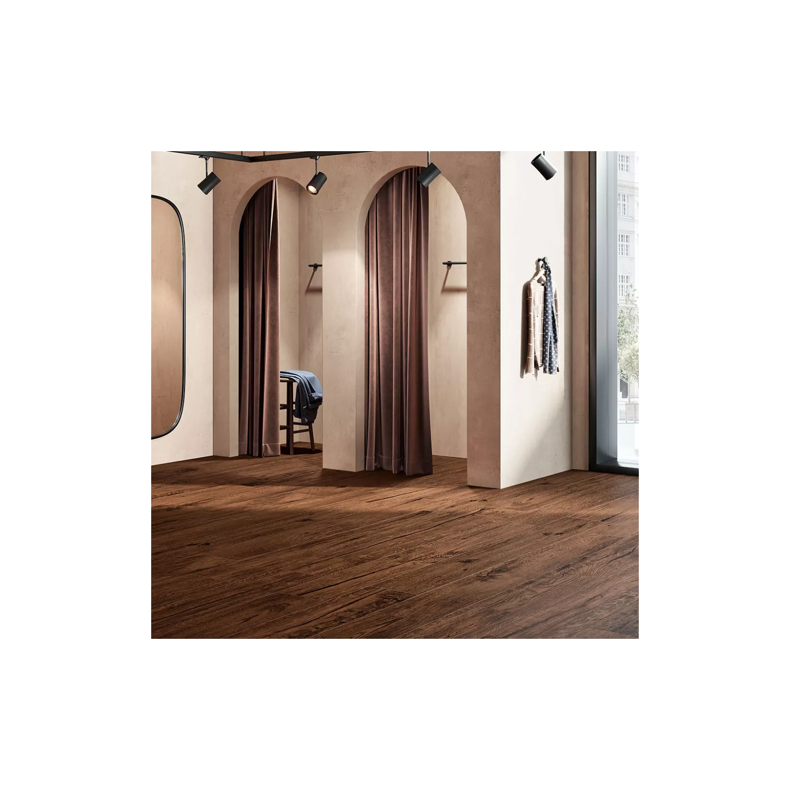 Carrelage grès cérame effet parquet LEGNOVIVO