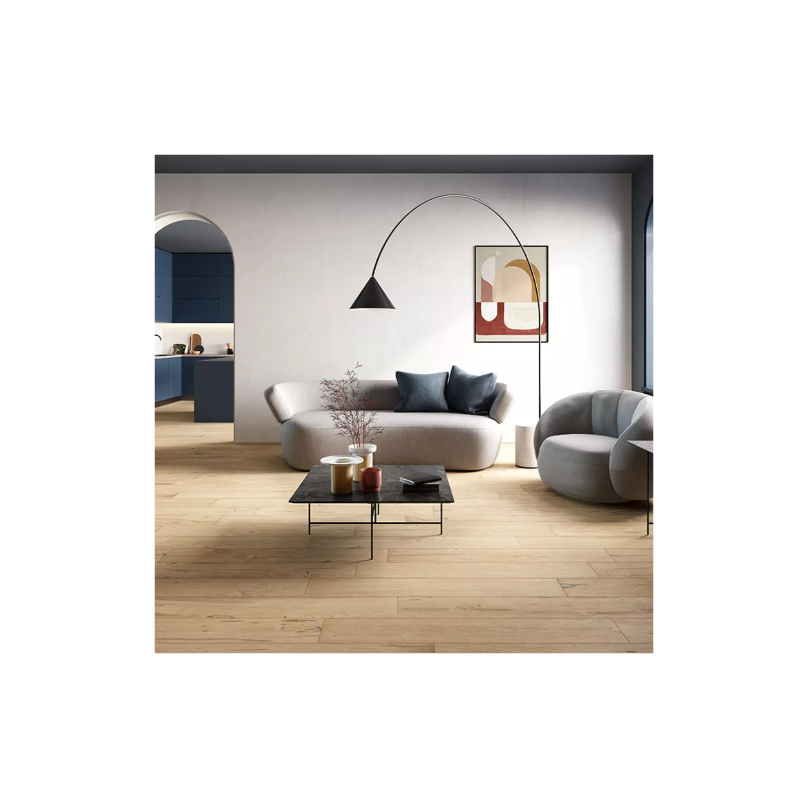 Carrelage grès cérame effet parquet LEGNOVIVO