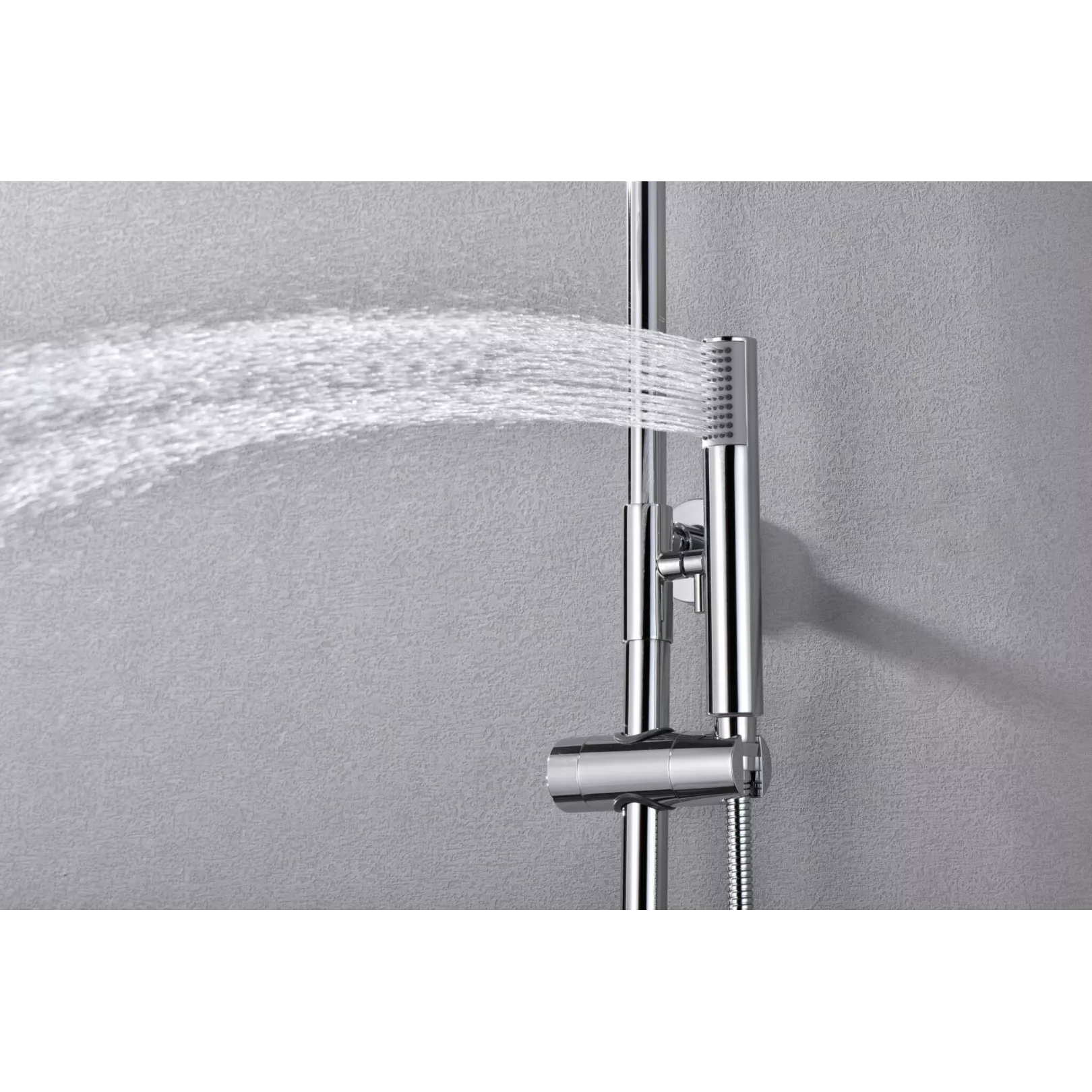 Colonne de douche externe CURVED Thermostatique
