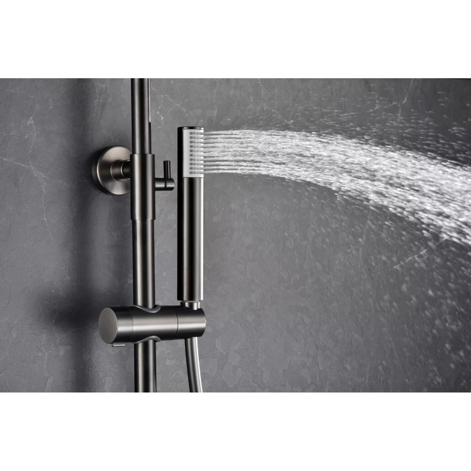 Colonne de douche externe CURVED Thermostatique