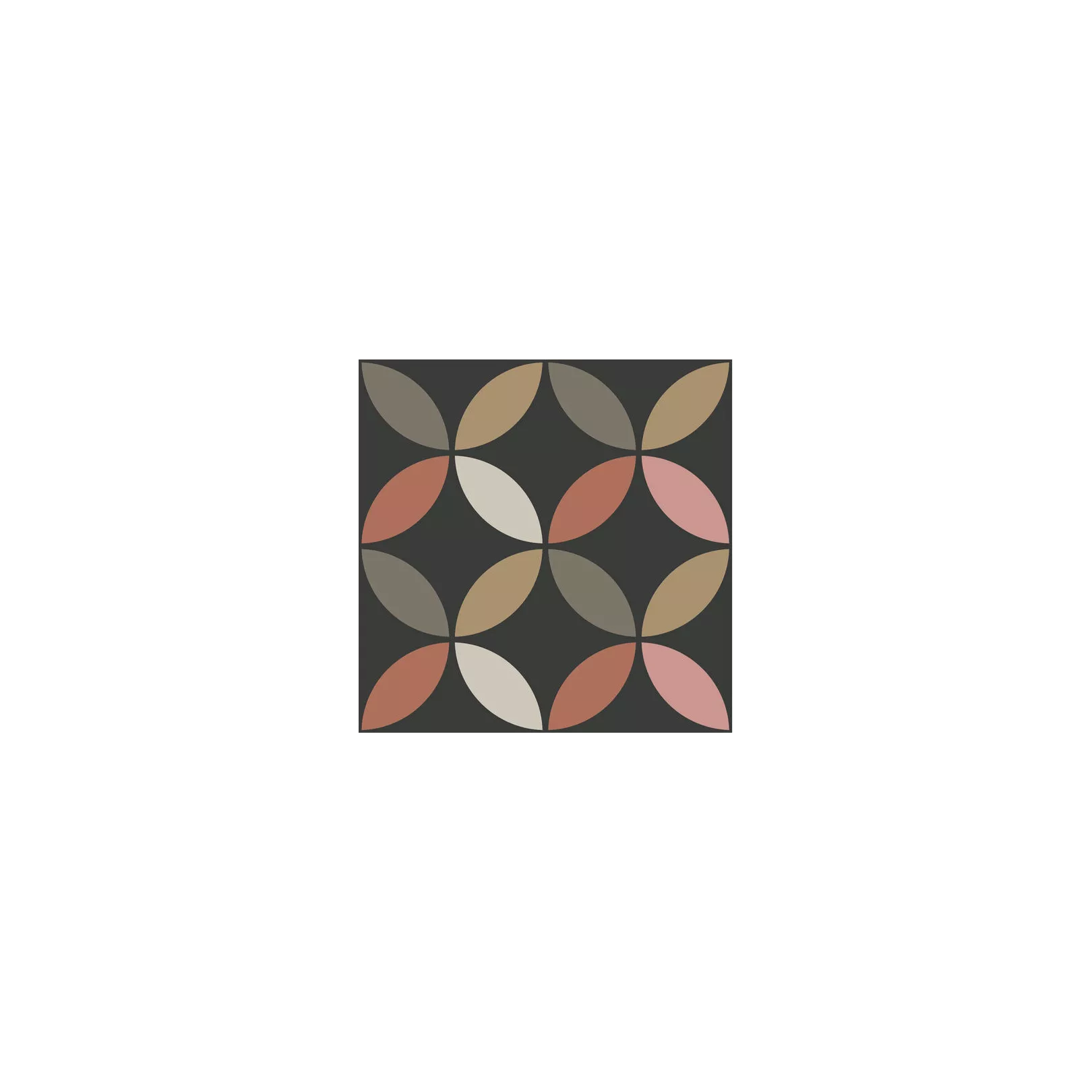 Carrelage grès cérame effet carreau de ciment ELLIPSE