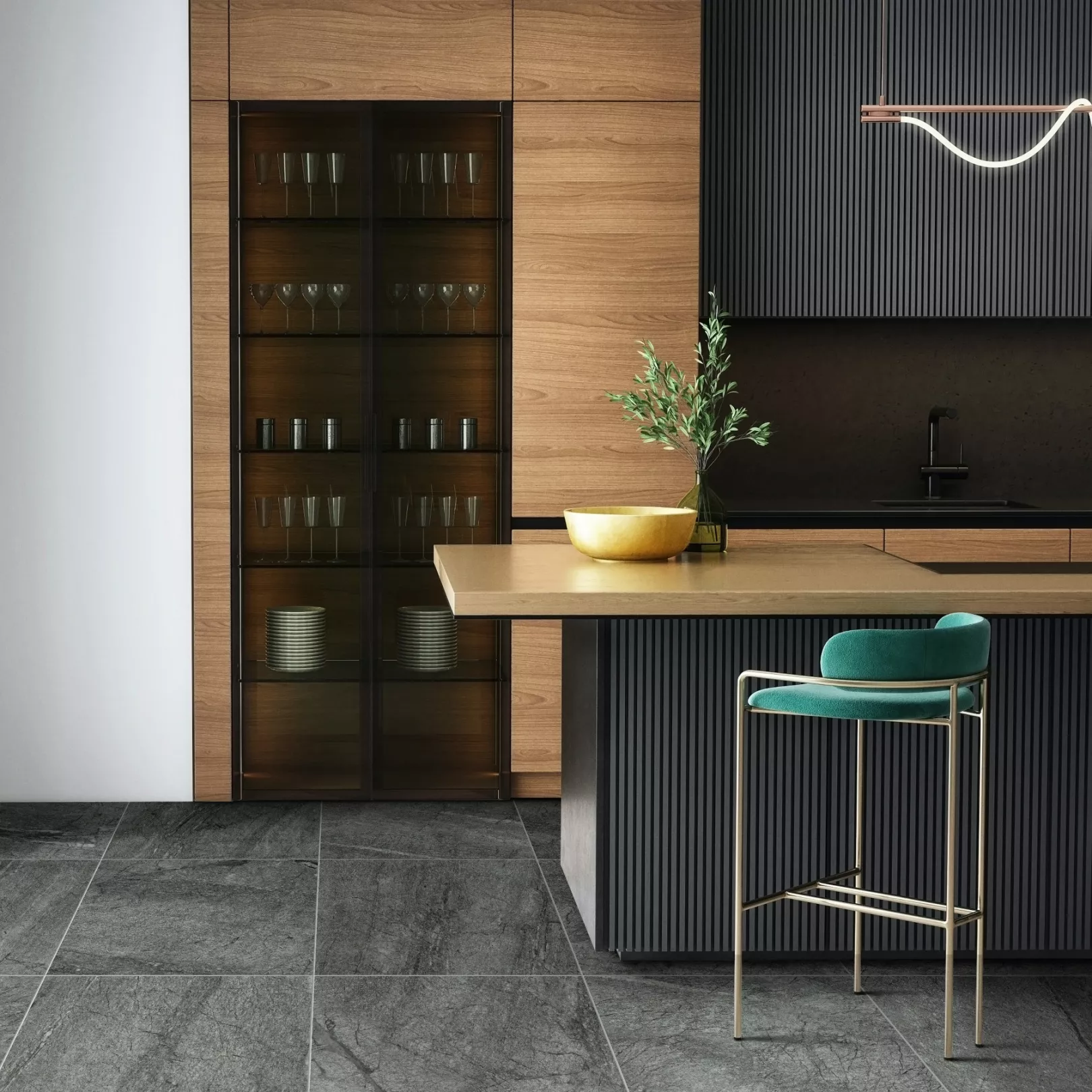 Carrelage grès cérame effet Marbre STRONG GREEN