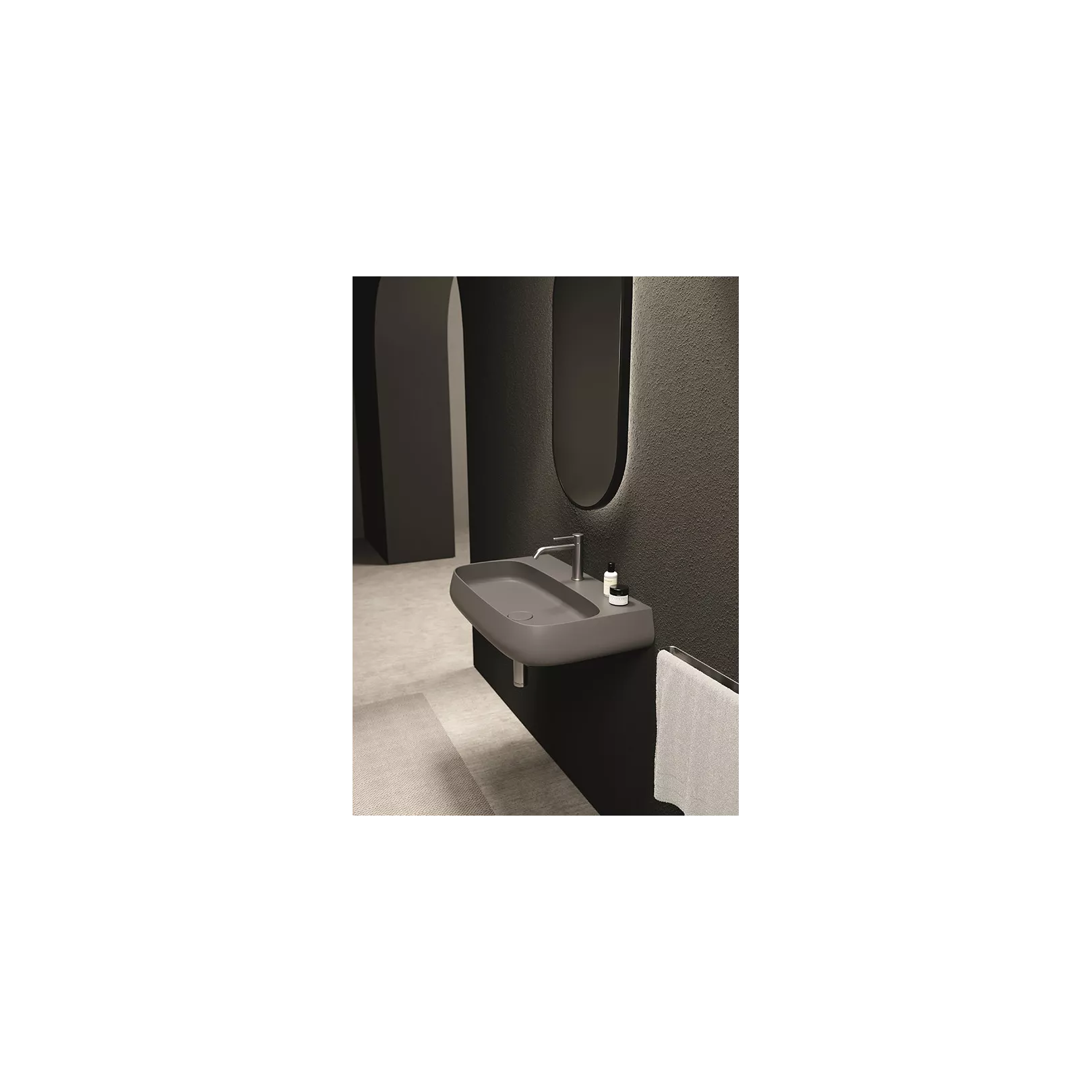Lavabo, vasque suspendue NUR 75X45cm