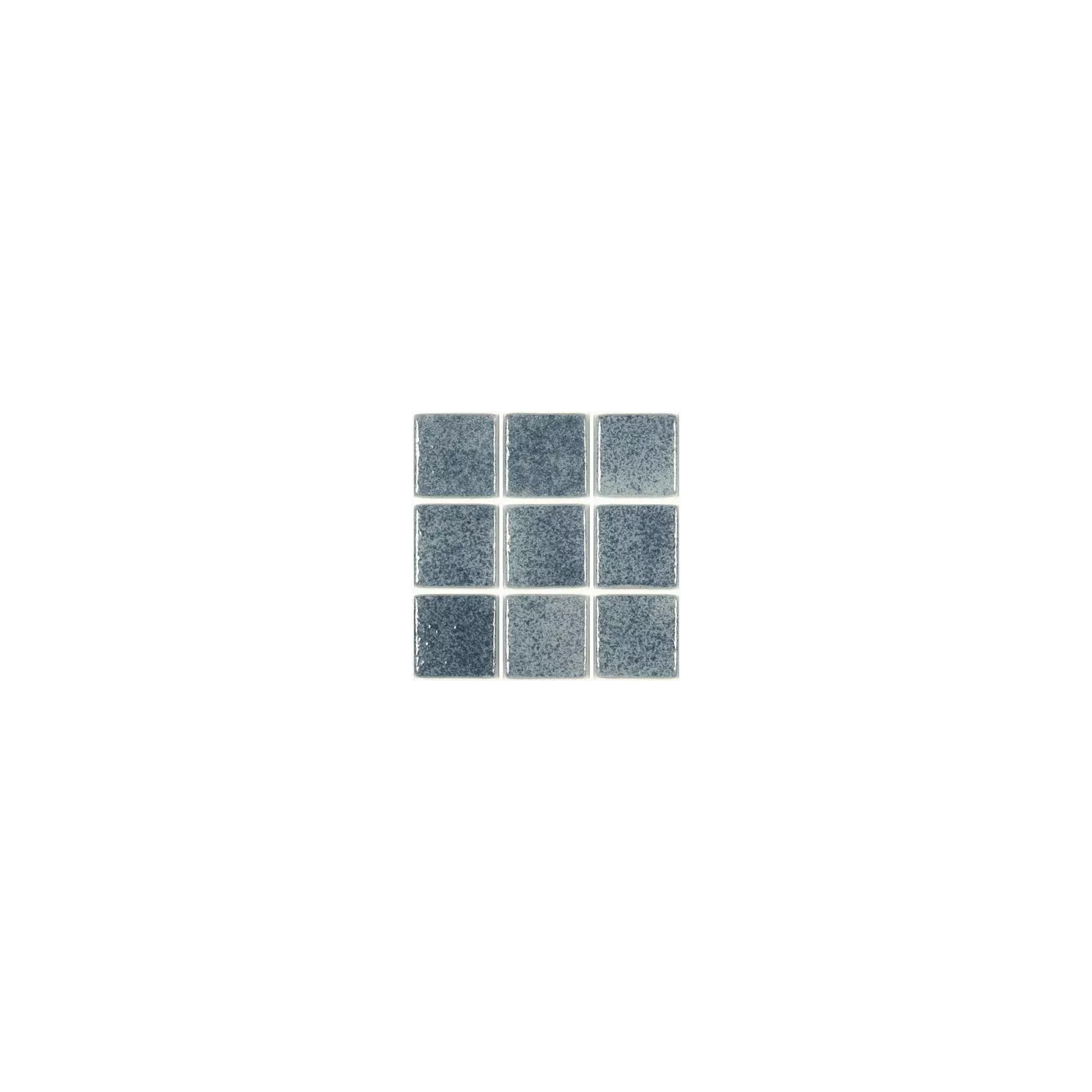 Mosaïque pâte de verre NIEBLA Carré 2.3x2.3cm