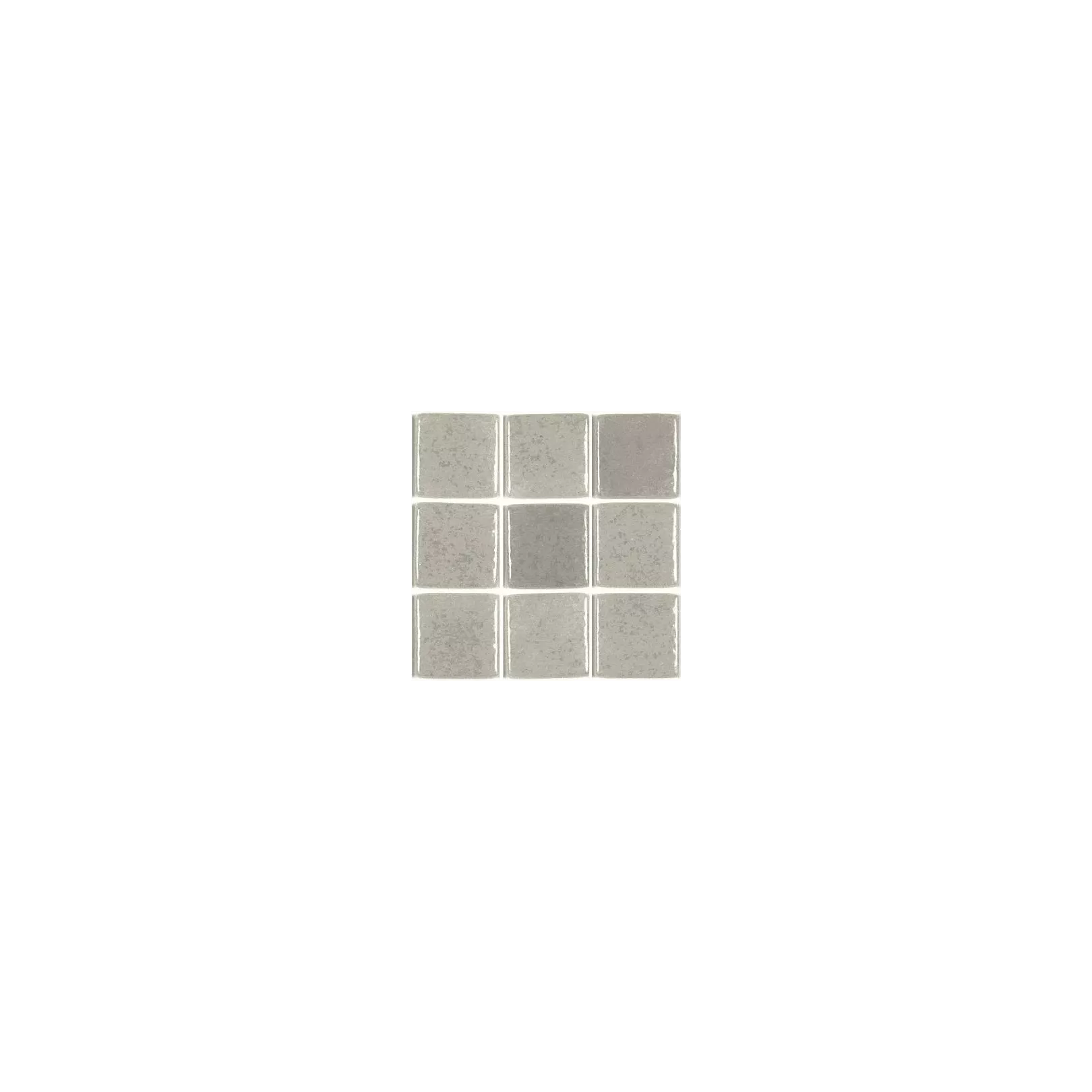 Mosaïque pâte de verre NIEBLA Carré 2.3x2.3cm