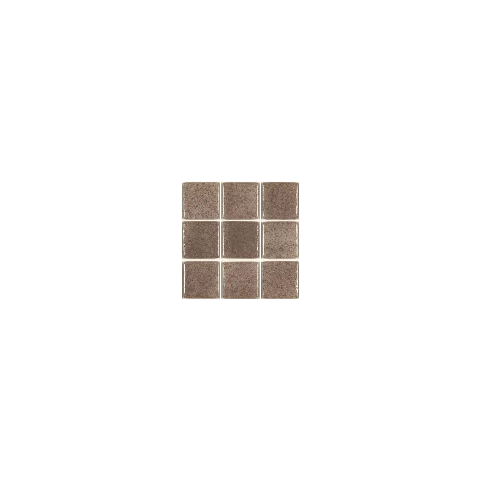 Mosaïque pâte de verre NIEBLA Carré 2.3x2.3cm