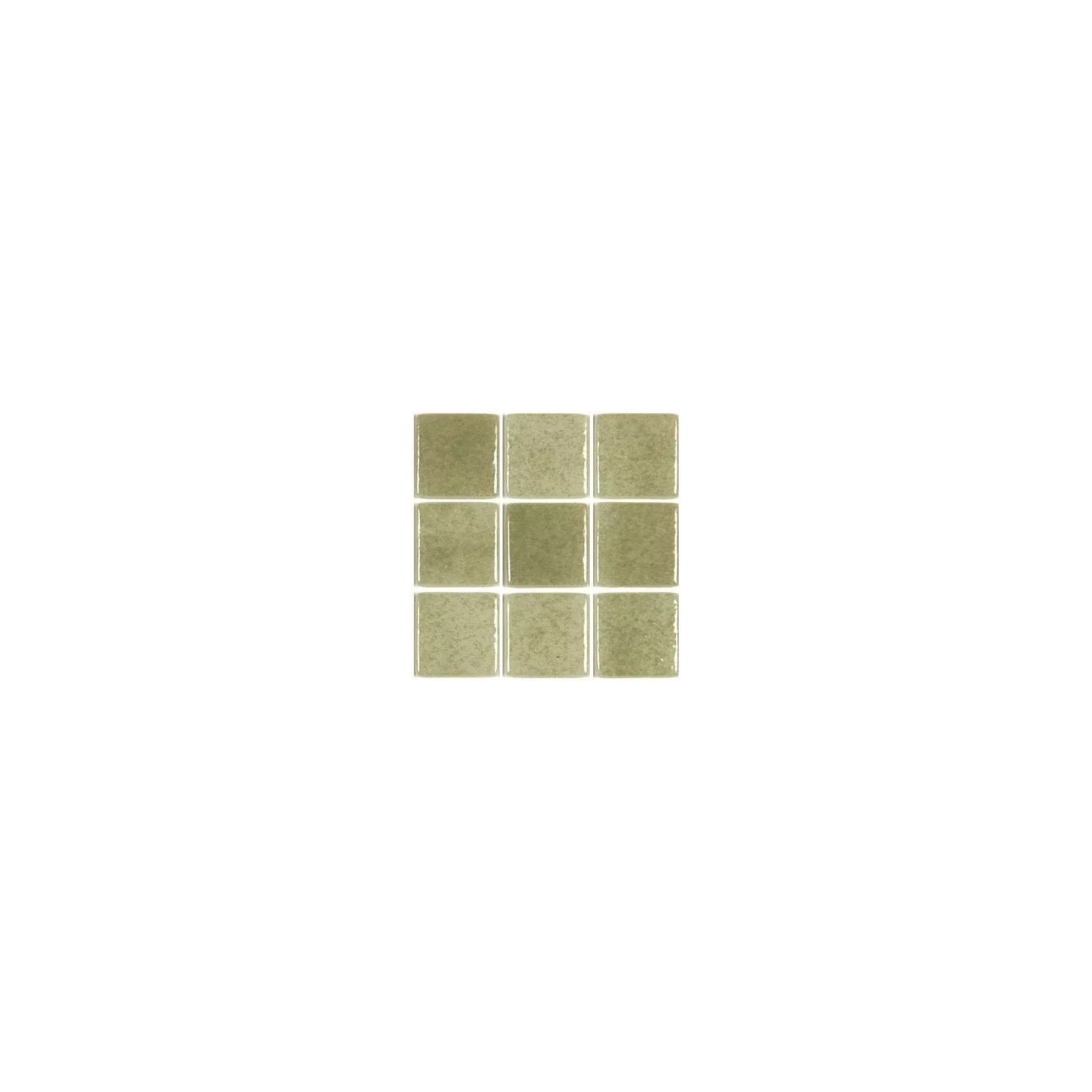 Mosaïque pâte de verre NIEBLA Hexagone 2.6x2.2cm