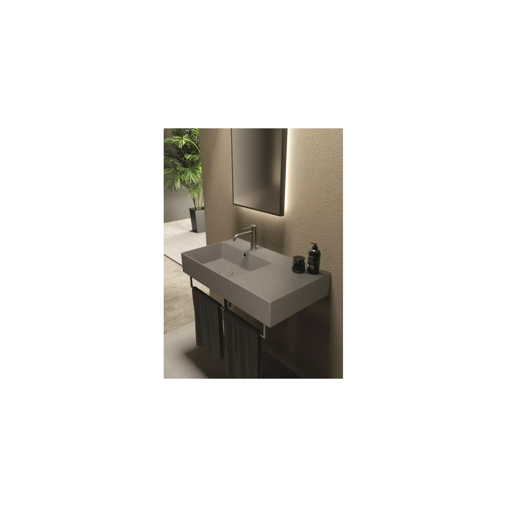 Lavabo, vasque à suspendre SPY 81x46cm Plan