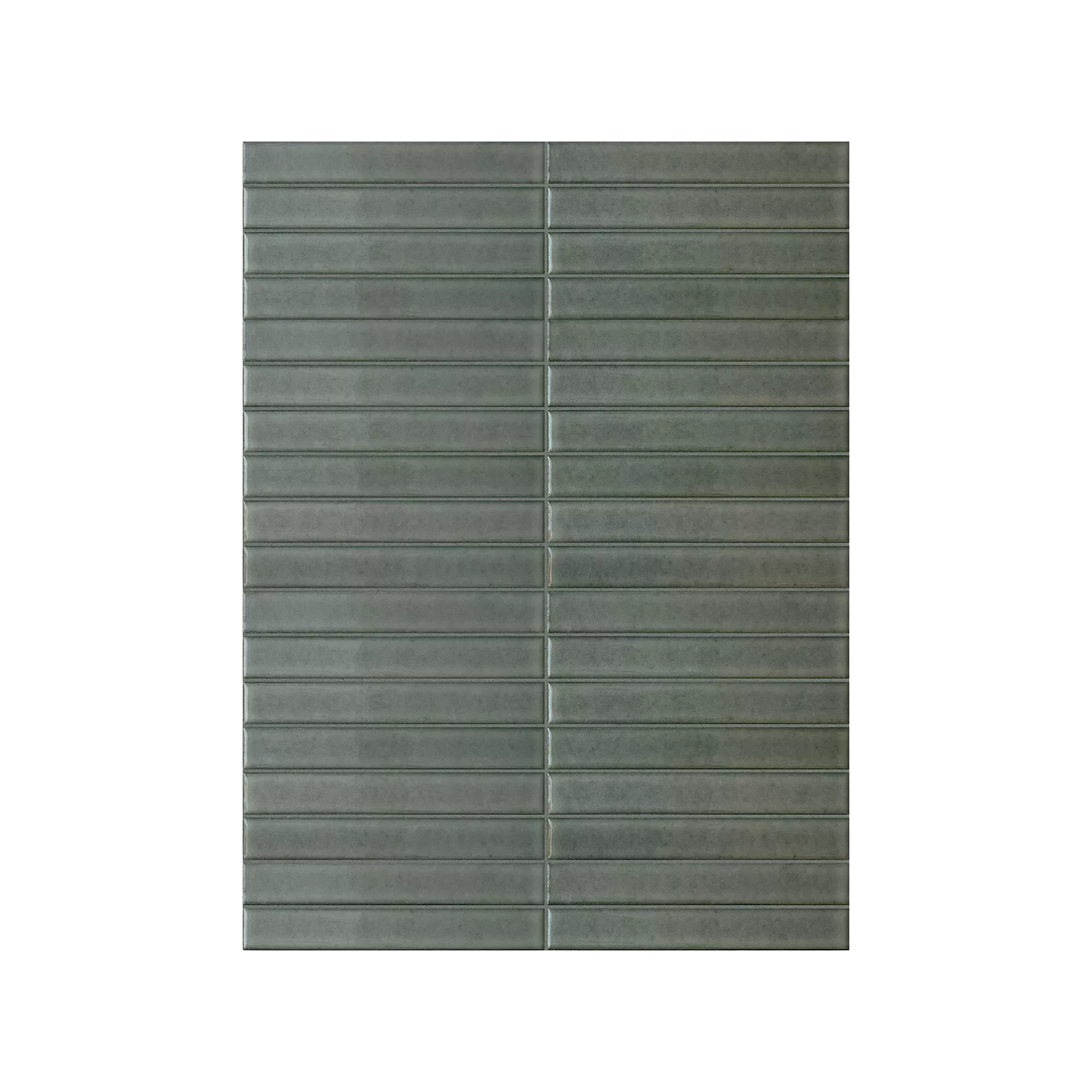 grès cérame BATON Lichen Green Glossy