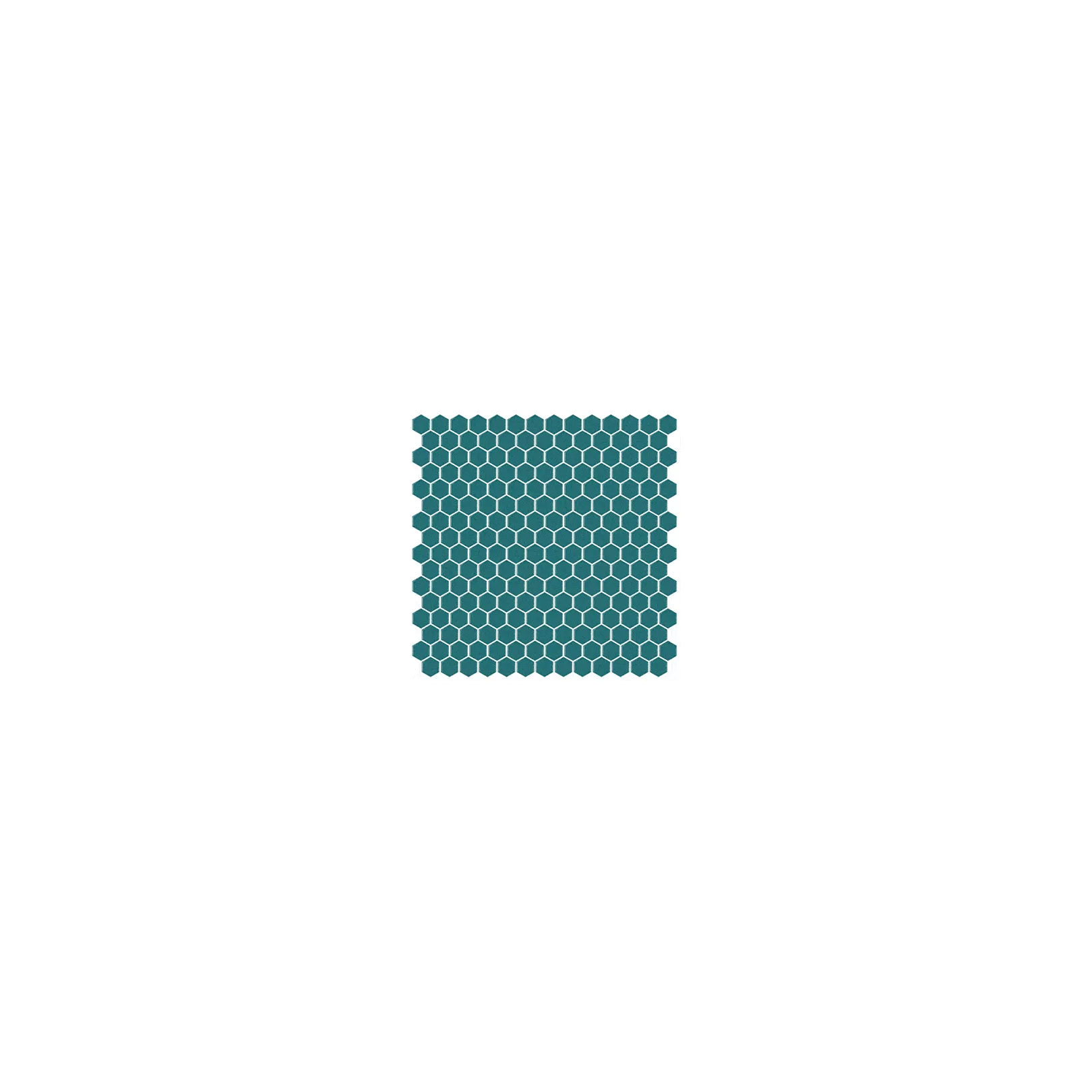 Mosaïque pâte de verre UNICOLOR Hexagone 2.6x2.2cm