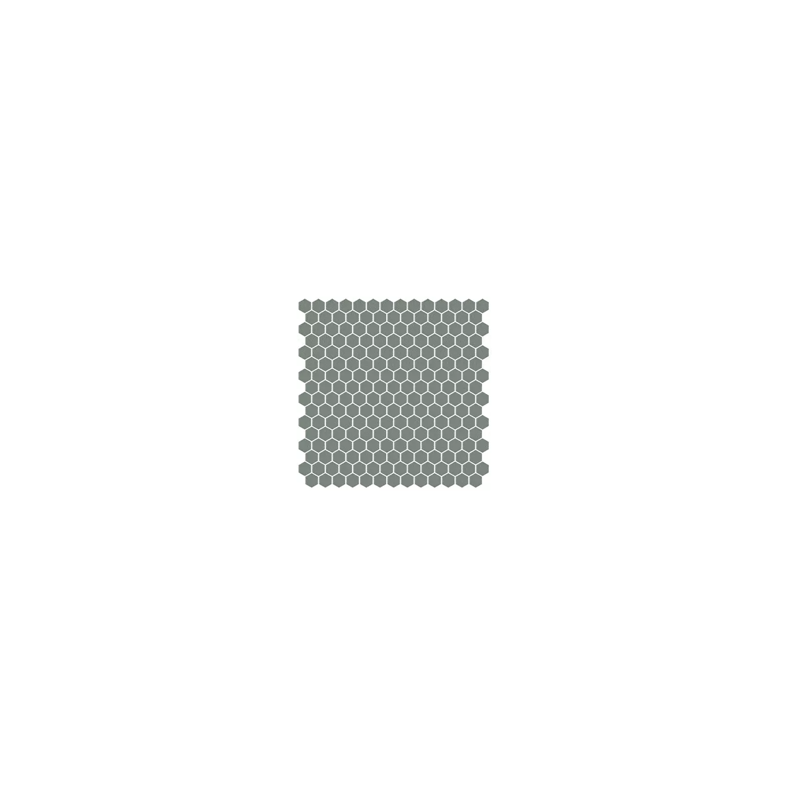 Mosaïque pâte de verre UNICOLOR Hexagone 2.6x2.2cm