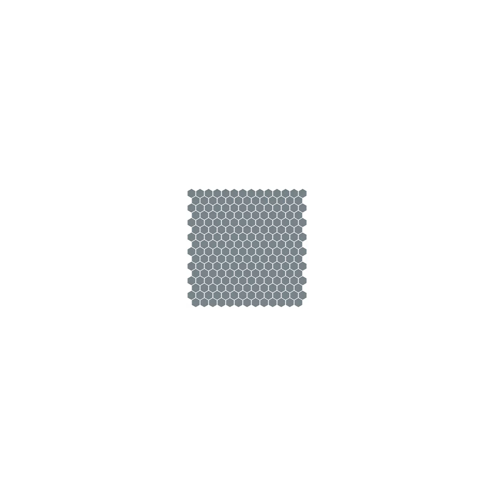 Mosaïque pâte de verre UNICOLOR Hexagone 2.6x2.2cm