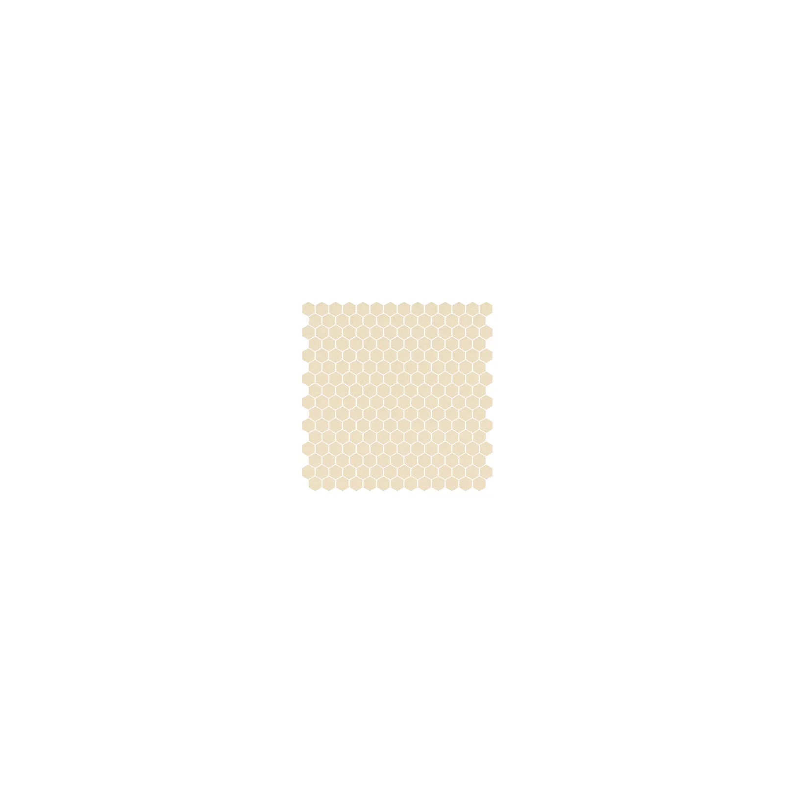 Mosaïque pâte de verre UNICOLOR Hexagone 2.6x2.2cm