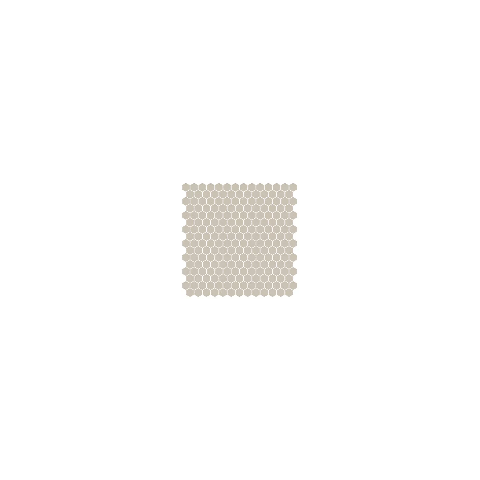 Mosaïque pâte de verre UNICOLOR Hexagone 2.6x2.2cm