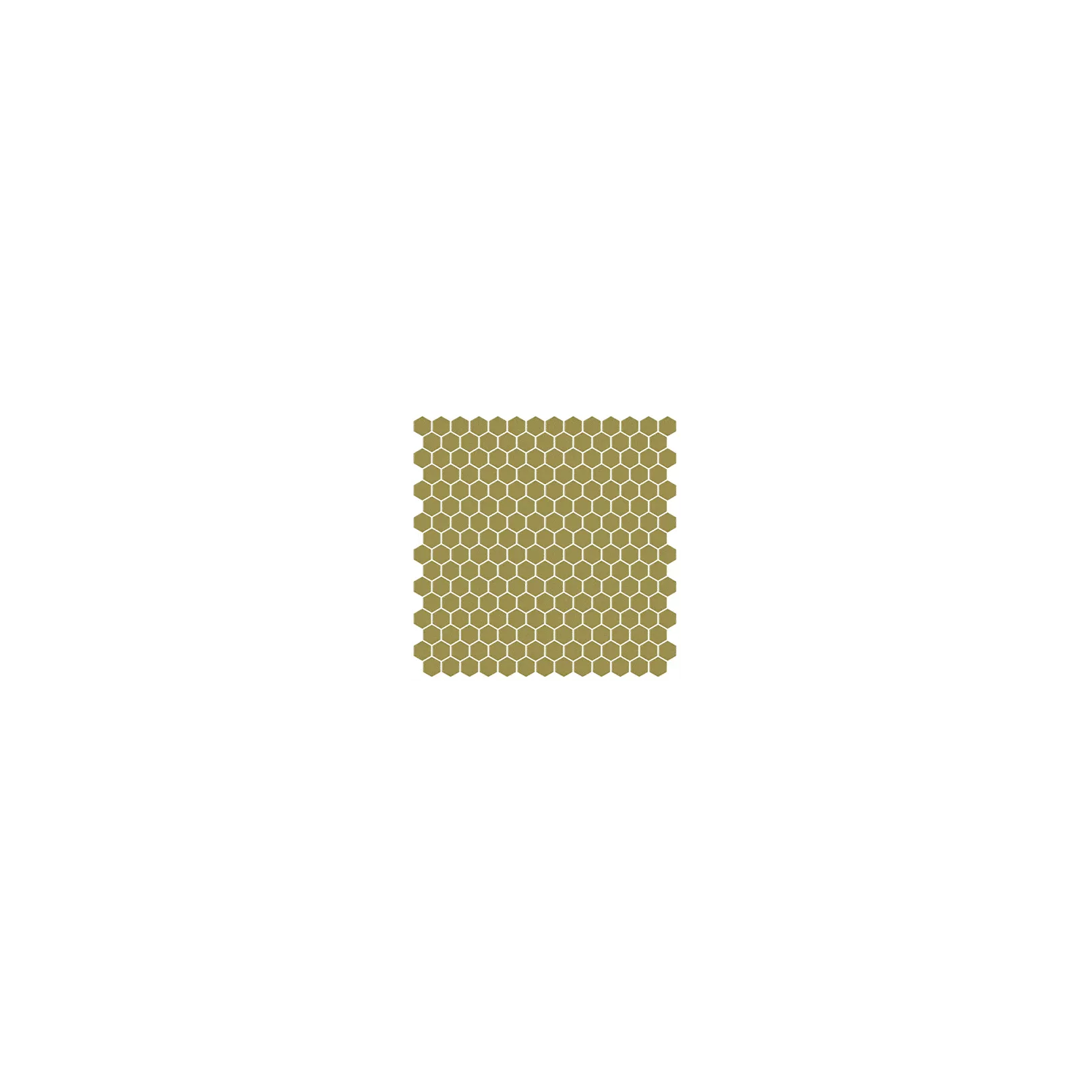 Mosaïque pâte de verre UNICOLOR Hexagone 2.6x2.2cm