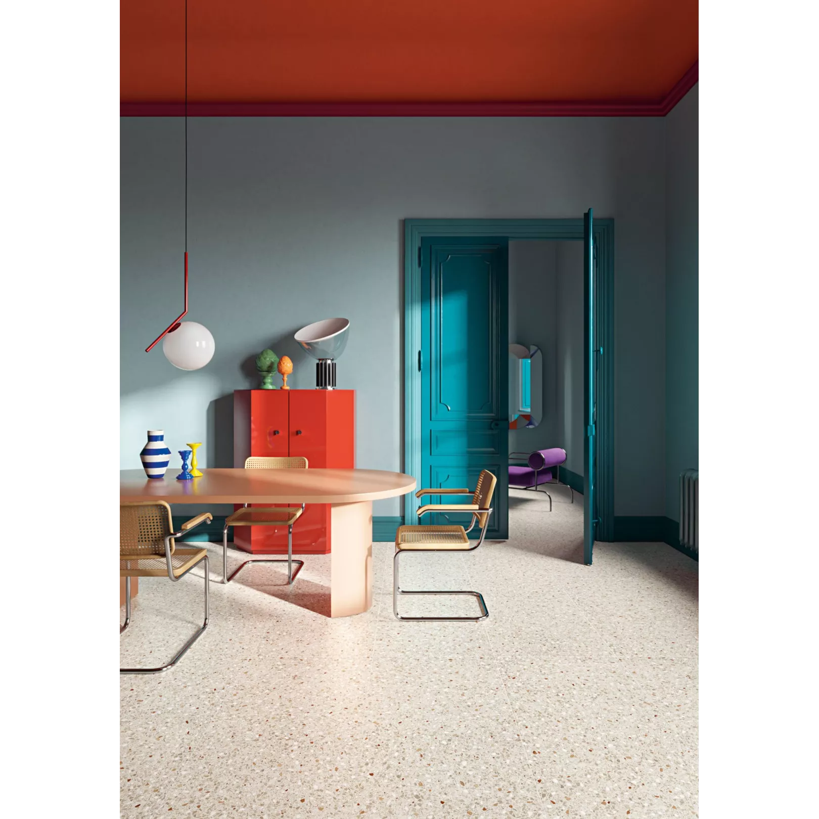 Carrelage grès cérame effet terrazzo SUPER CLASSICA HAPPY