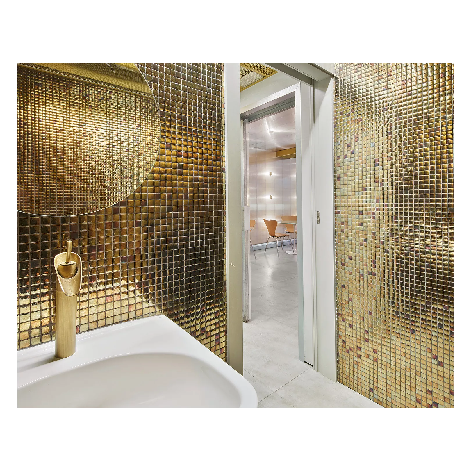 Mosaïque pâte de verre URBAN CHIC Hexagonale