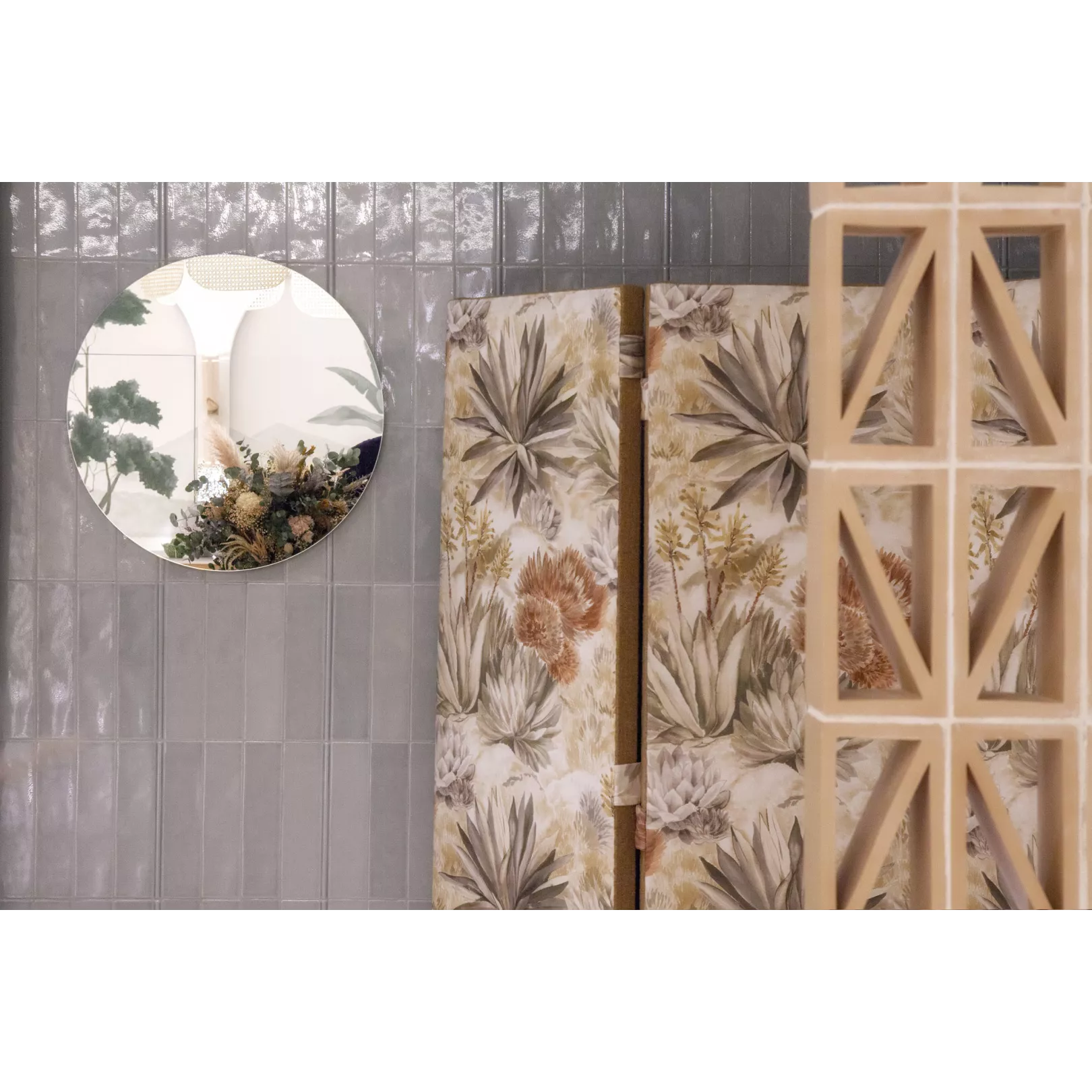 Carrelage mural faience effet rustique CRAQUELE