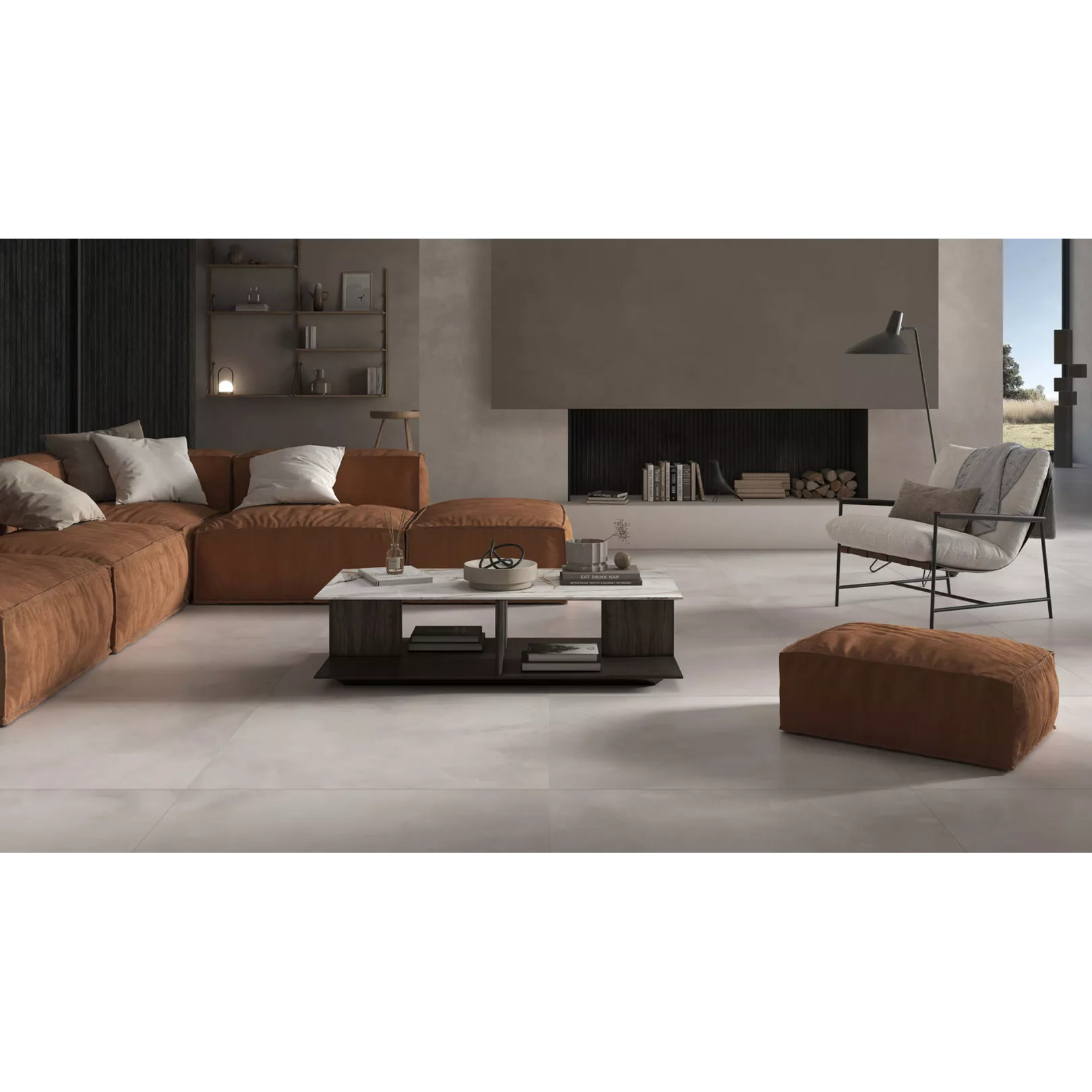Carrelage grès cérame effet argile MUDDY