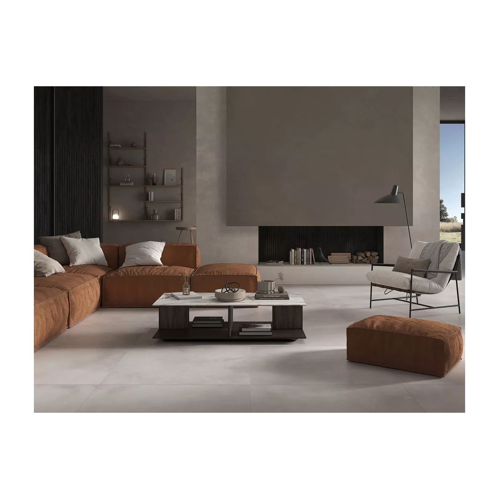 Carrelage grès cérame effet argile MUDDY