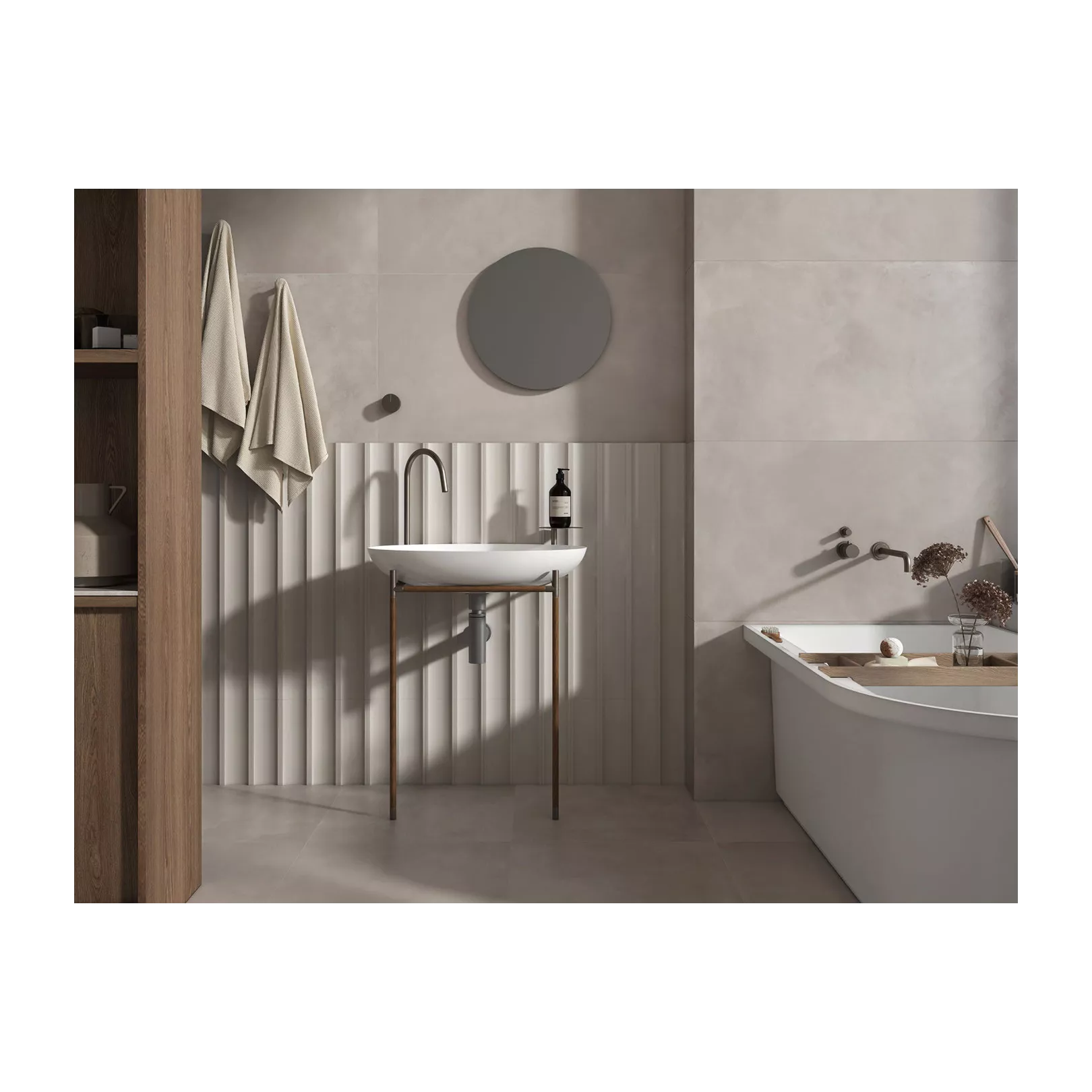Carrelage grès cérame effet argile MUDDY