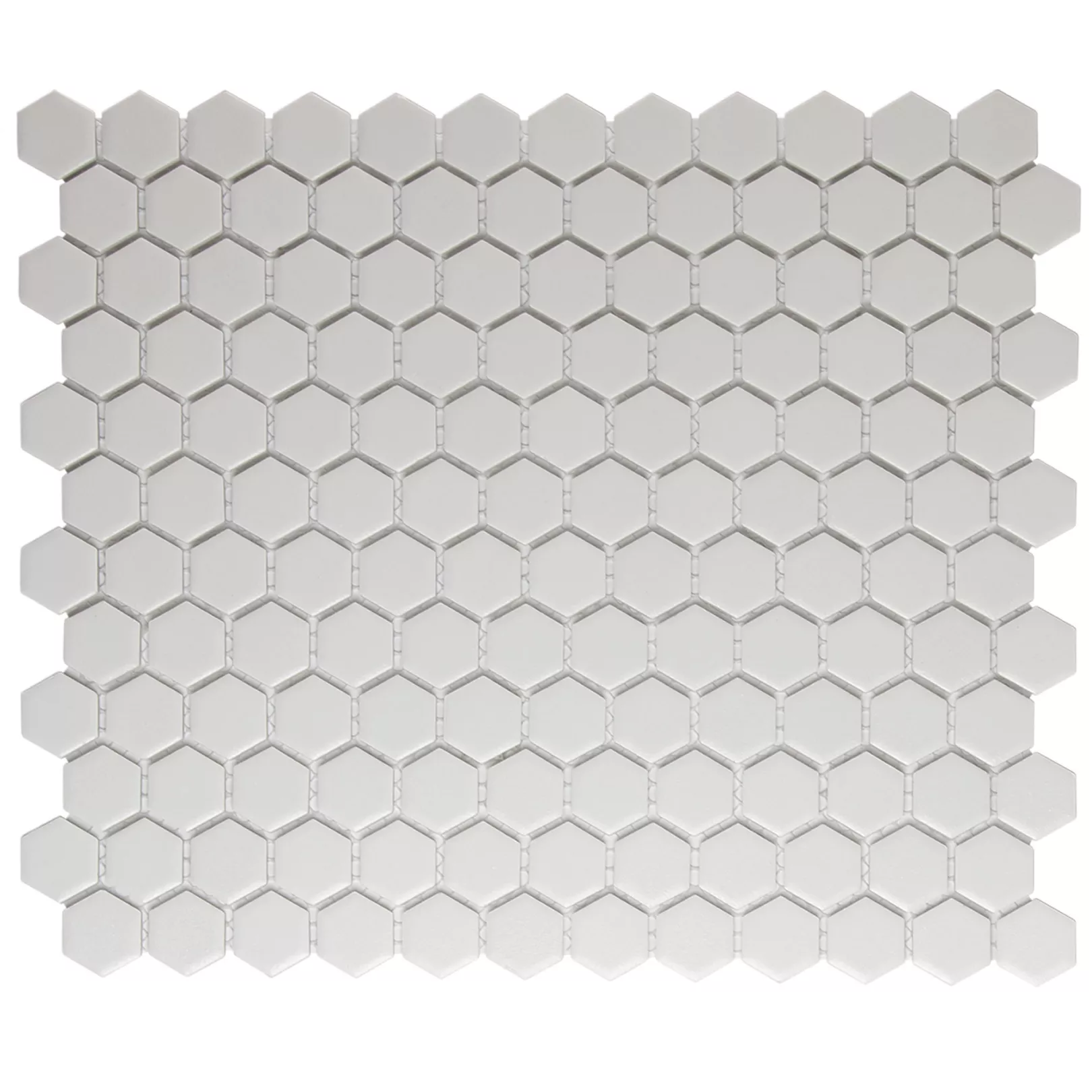 Porcelain stoneware mosaic LONDON Hexagone 2.6x2.3cm