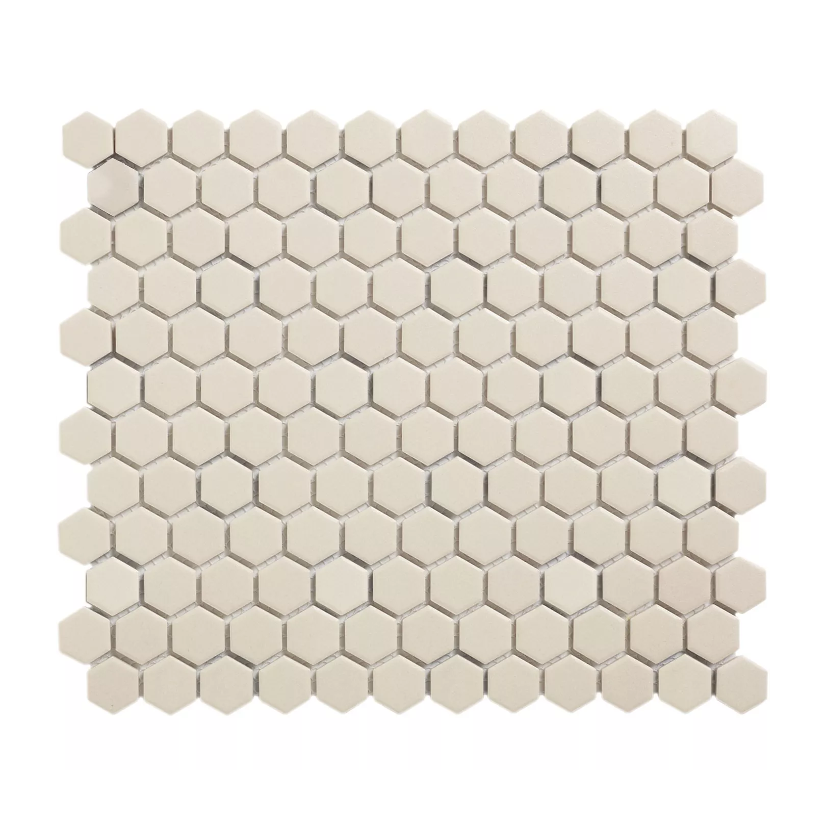 Porcelain stoneware mosaic LONDON Hexagone 2.6x2.3cm