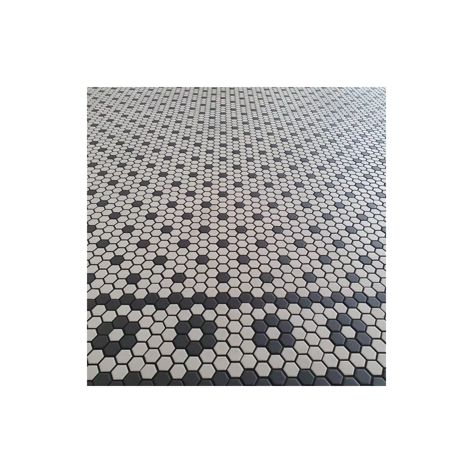 Porcelain stoneware mosaic LONDON Hexagone 2.6x2.3cm