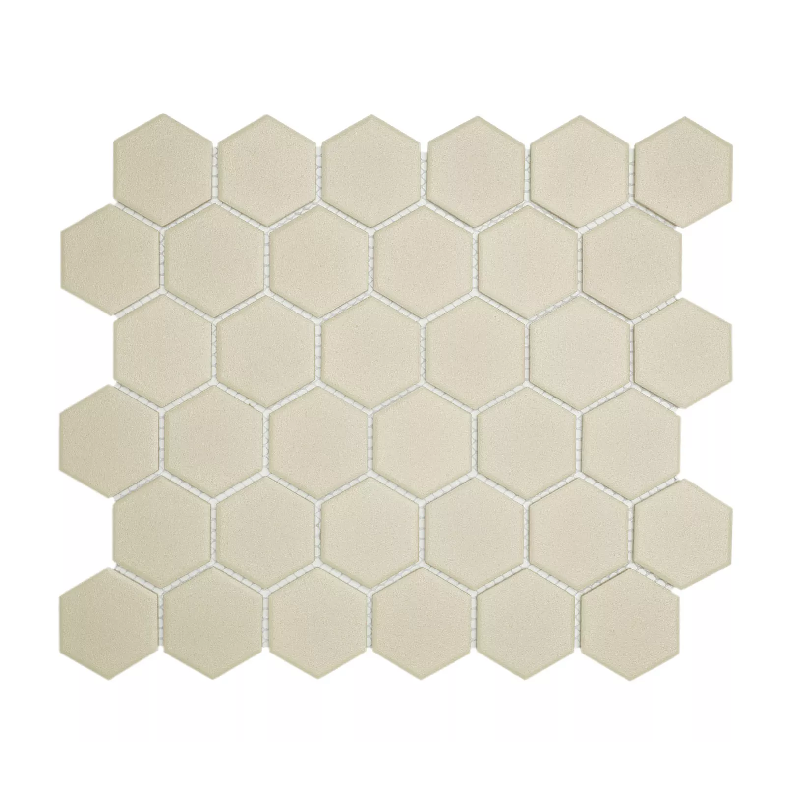 Porcelain stoneware mosaic LONDON Hexagone 5.9x5.1cm