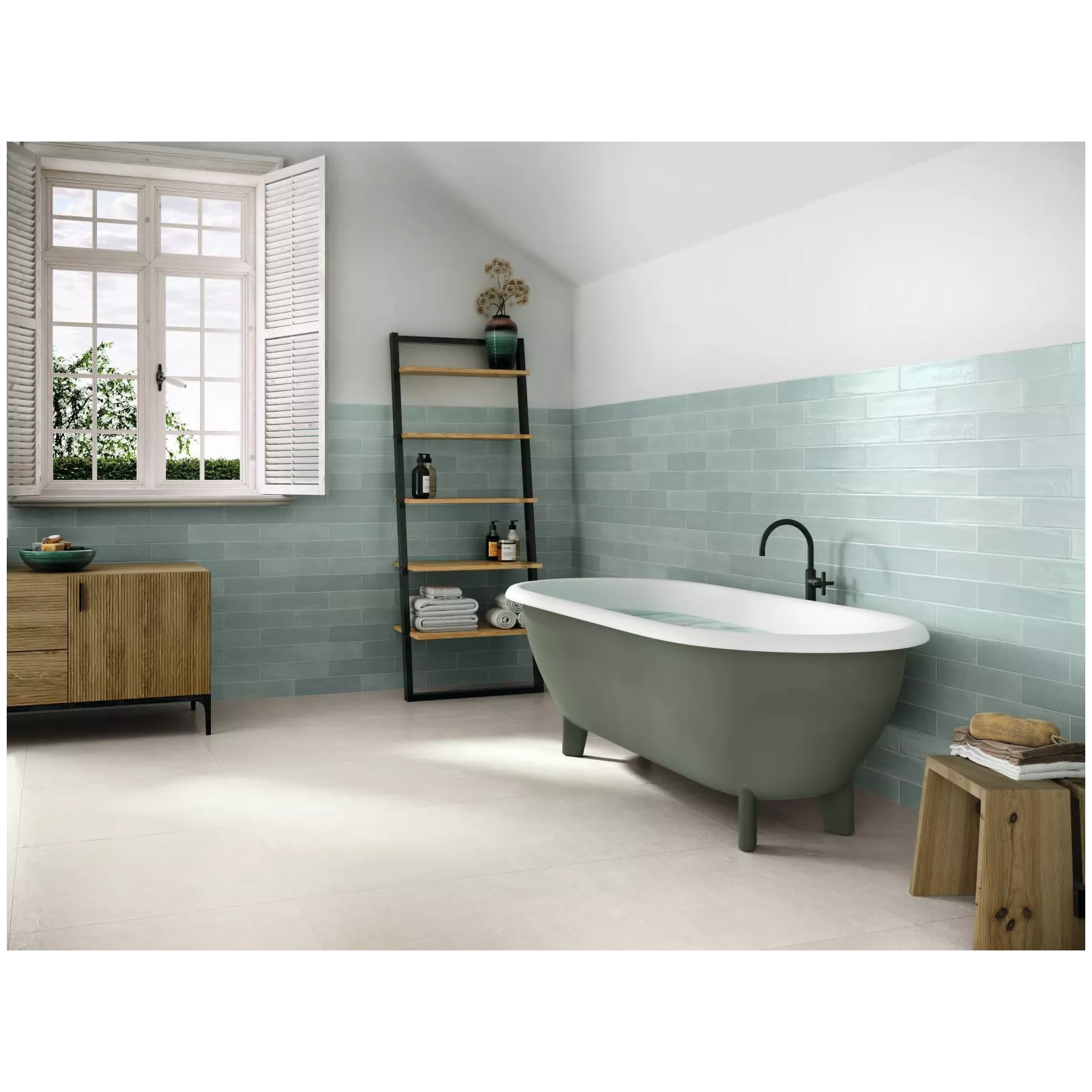 Grés cérame effet résine CREAM