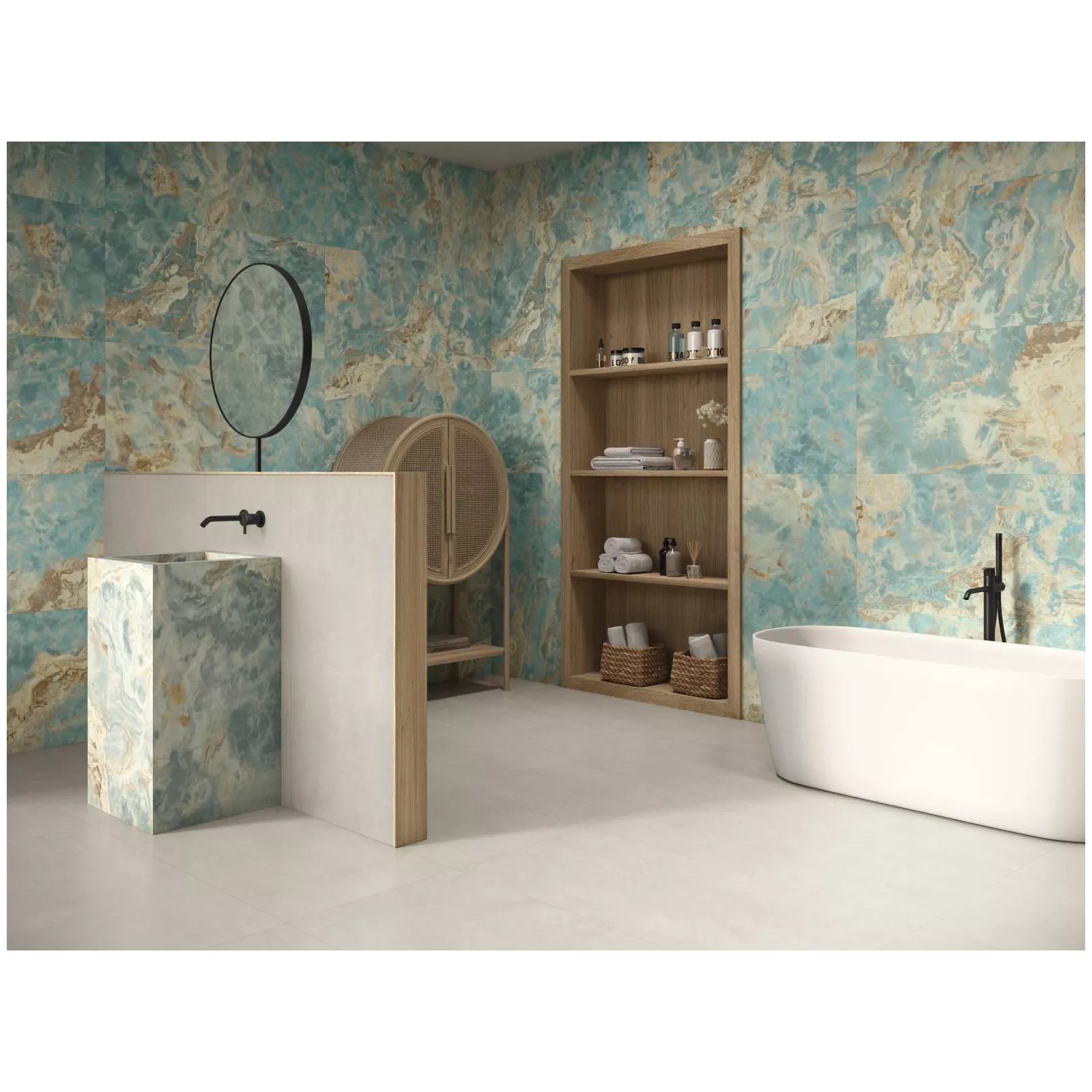 Grés cérame effet résine CREAM