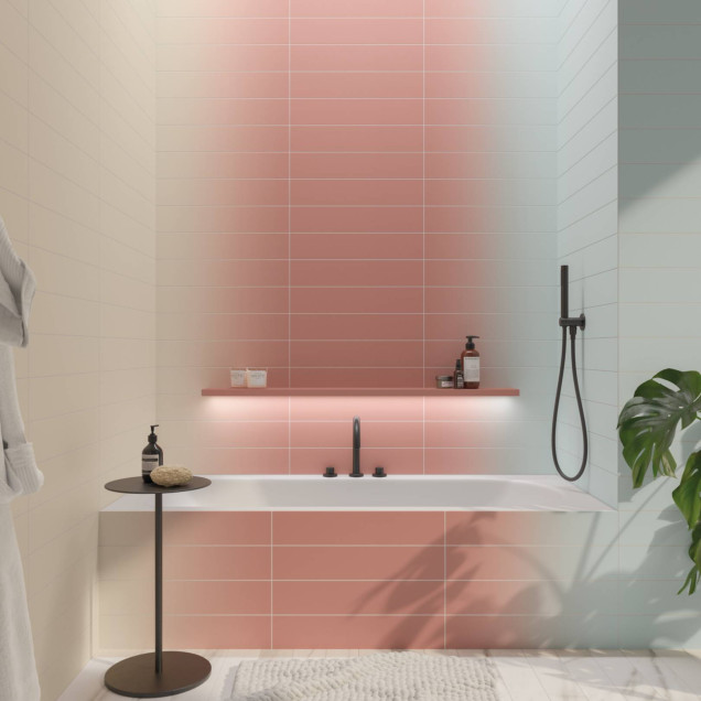 Carrelage mural faience effet graphique MELANGE