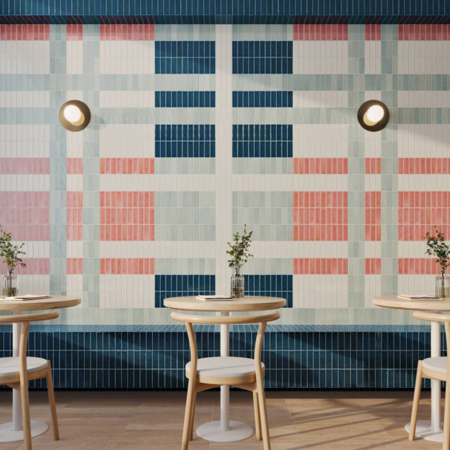 Carrelage mural faience effet graphique COLOUR NOTES