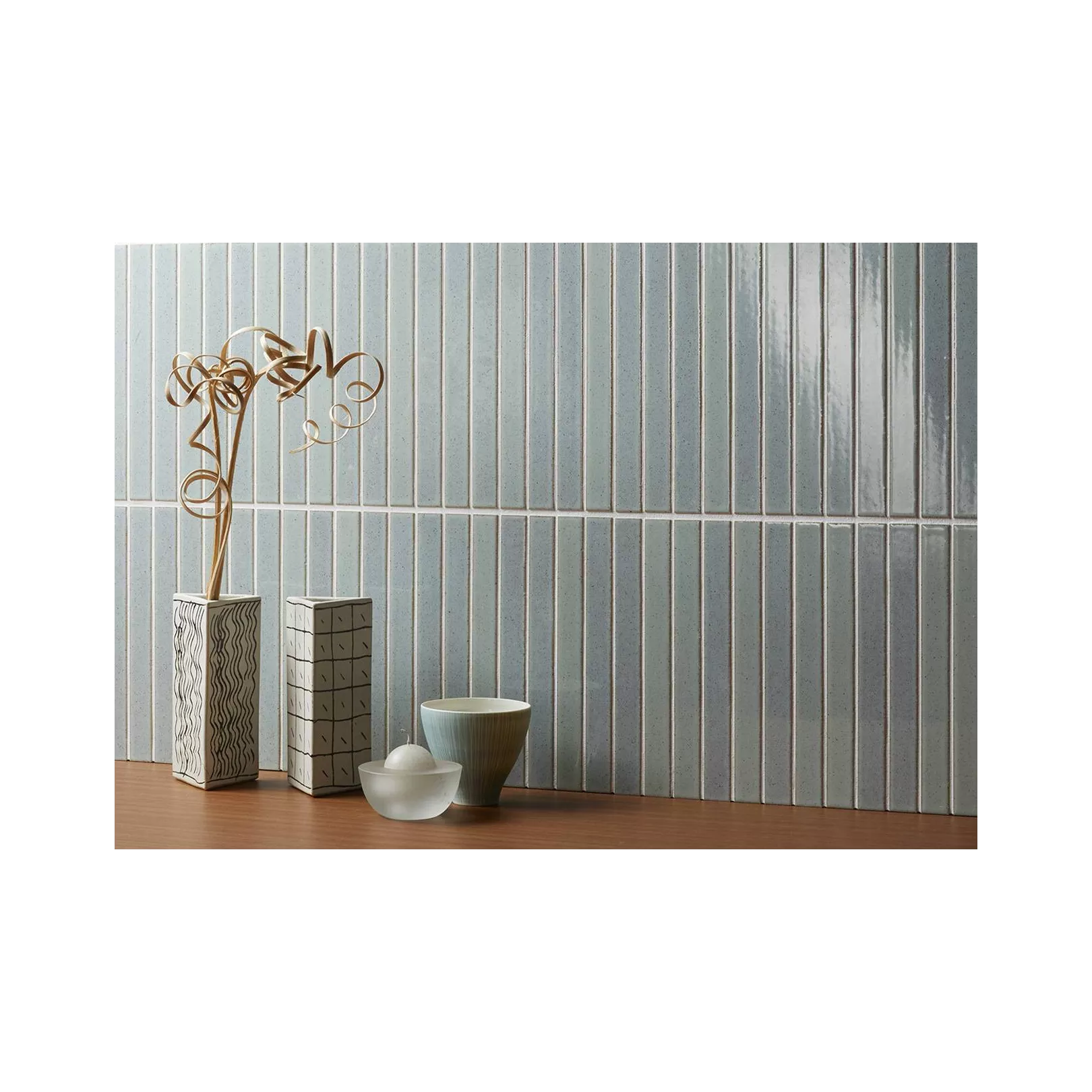 Mosaïque de grès cérame INAX NAGI BORDER stick 22,2X2,cm