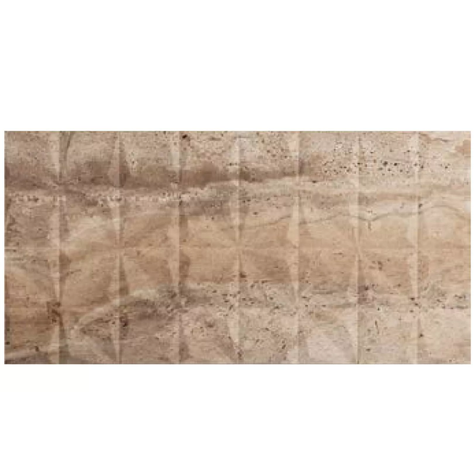 TRAVERTINE STONE WALL - DIAMOND Noce