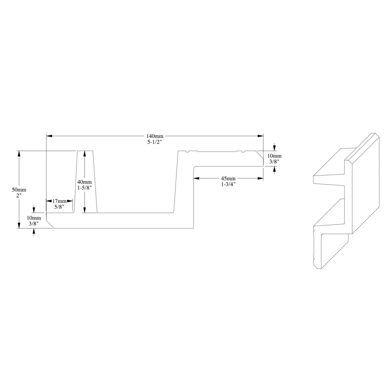 Corniche ORAC C383 pour eclairage indirect