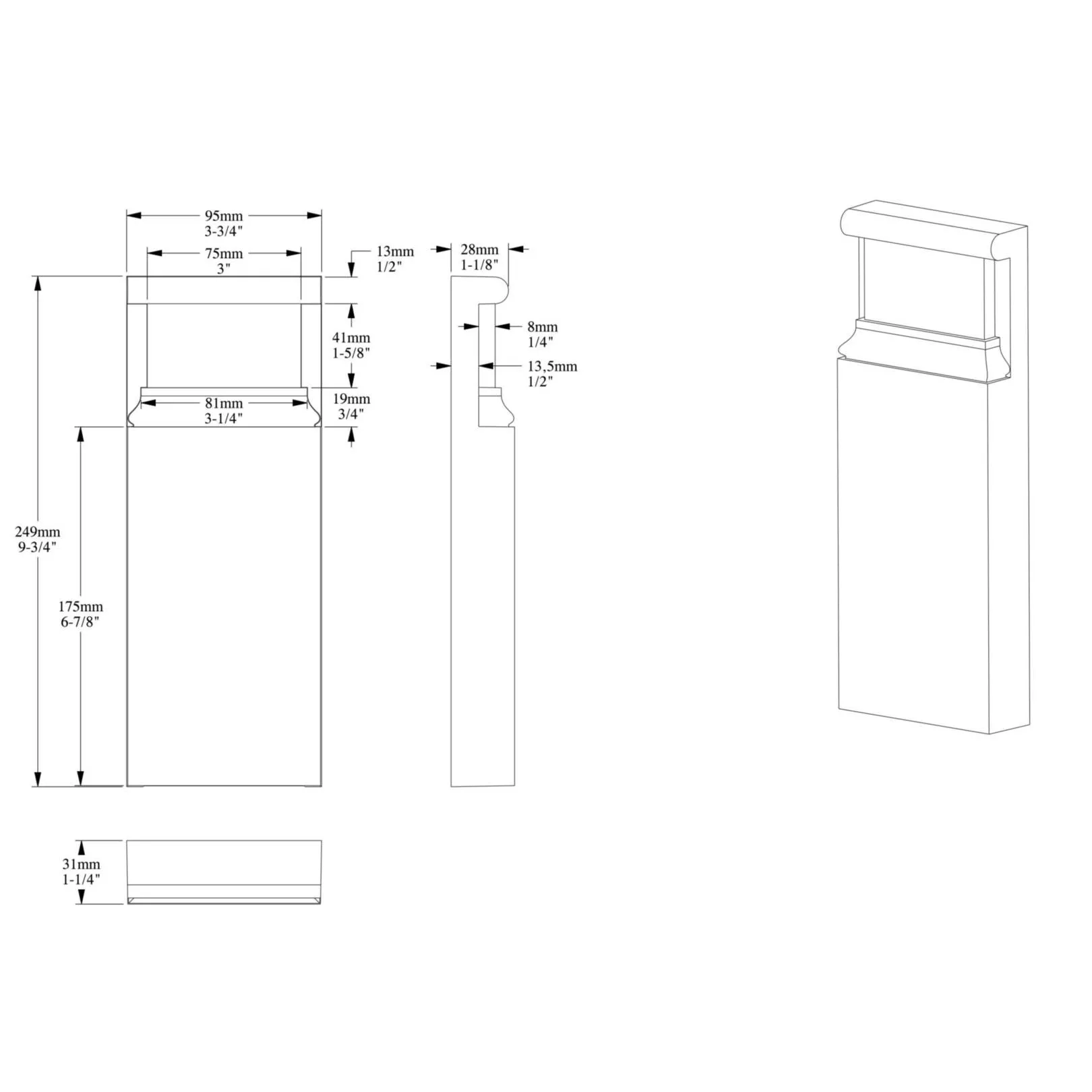 Elément décoratif ORAC D310