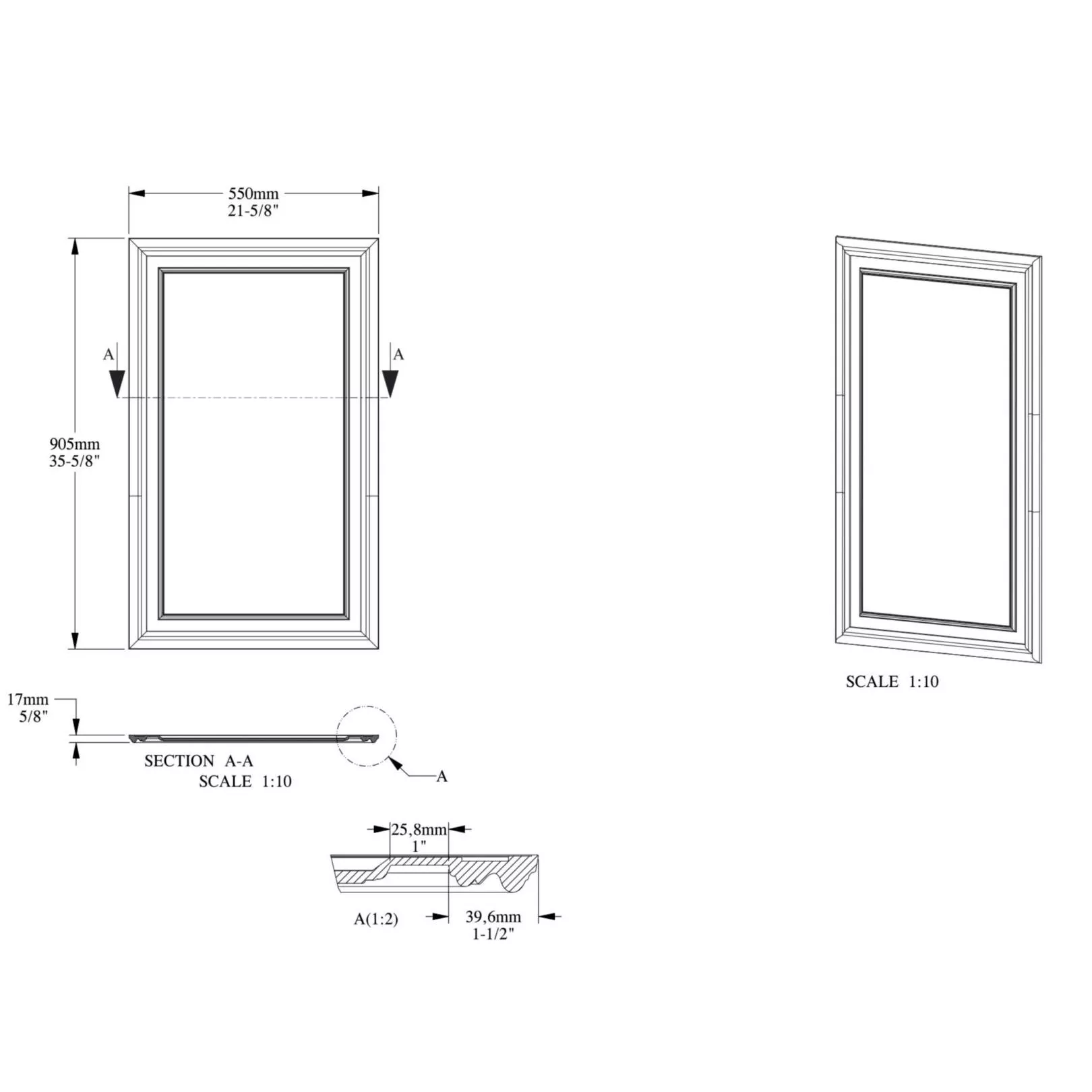 Elément décoratif ORAC D507