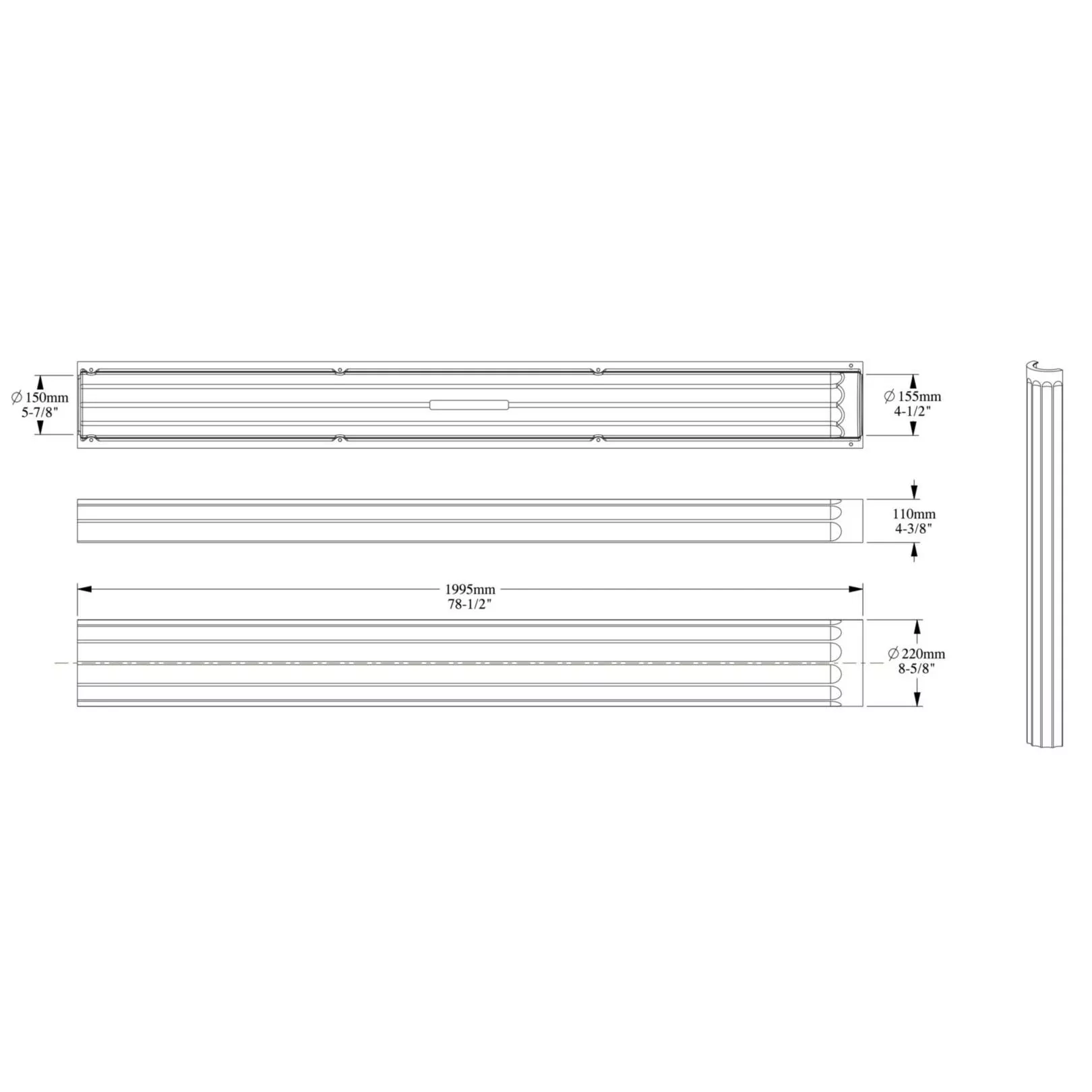 Elément décoratif ORAC K1001