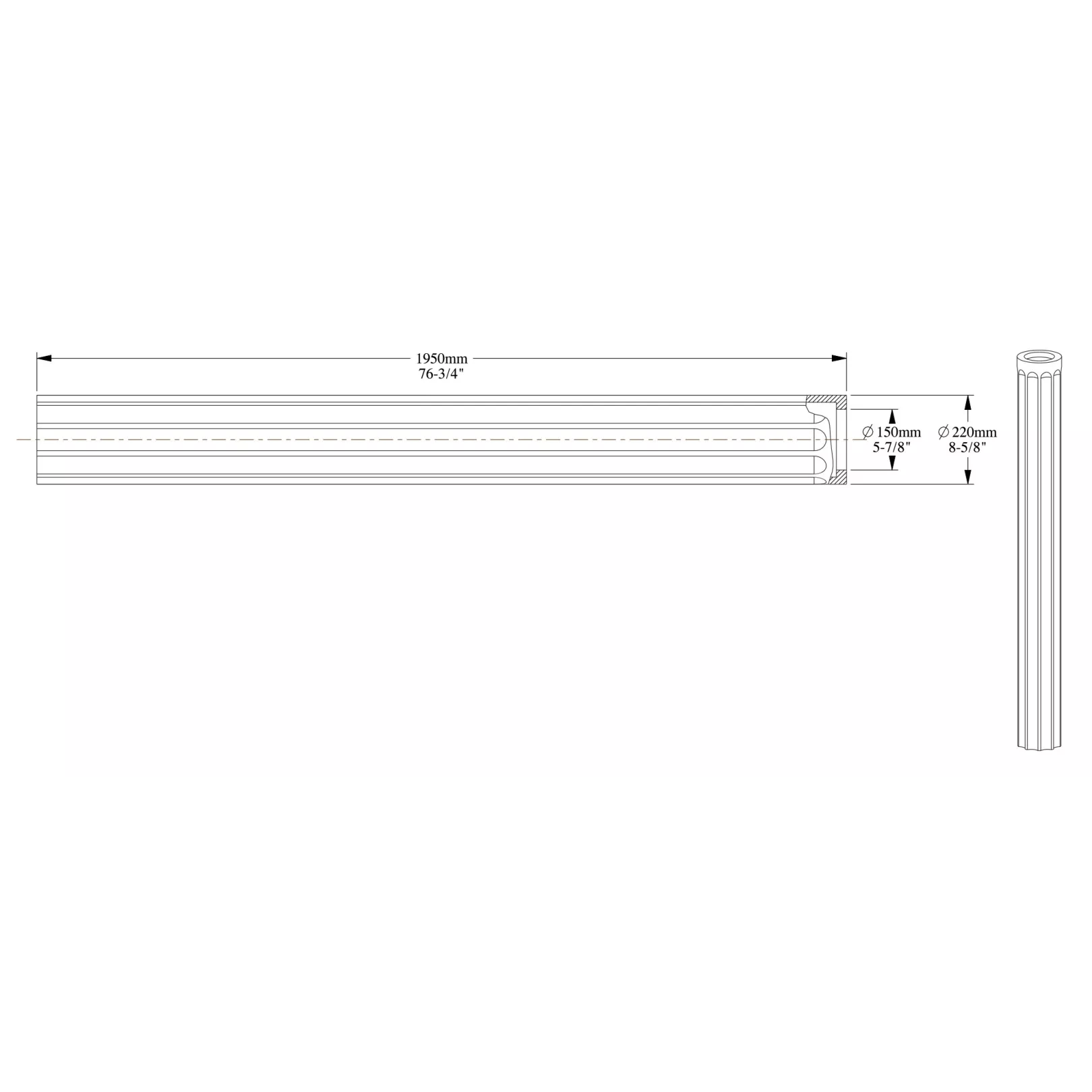 Elément décoratif ORAC K1002