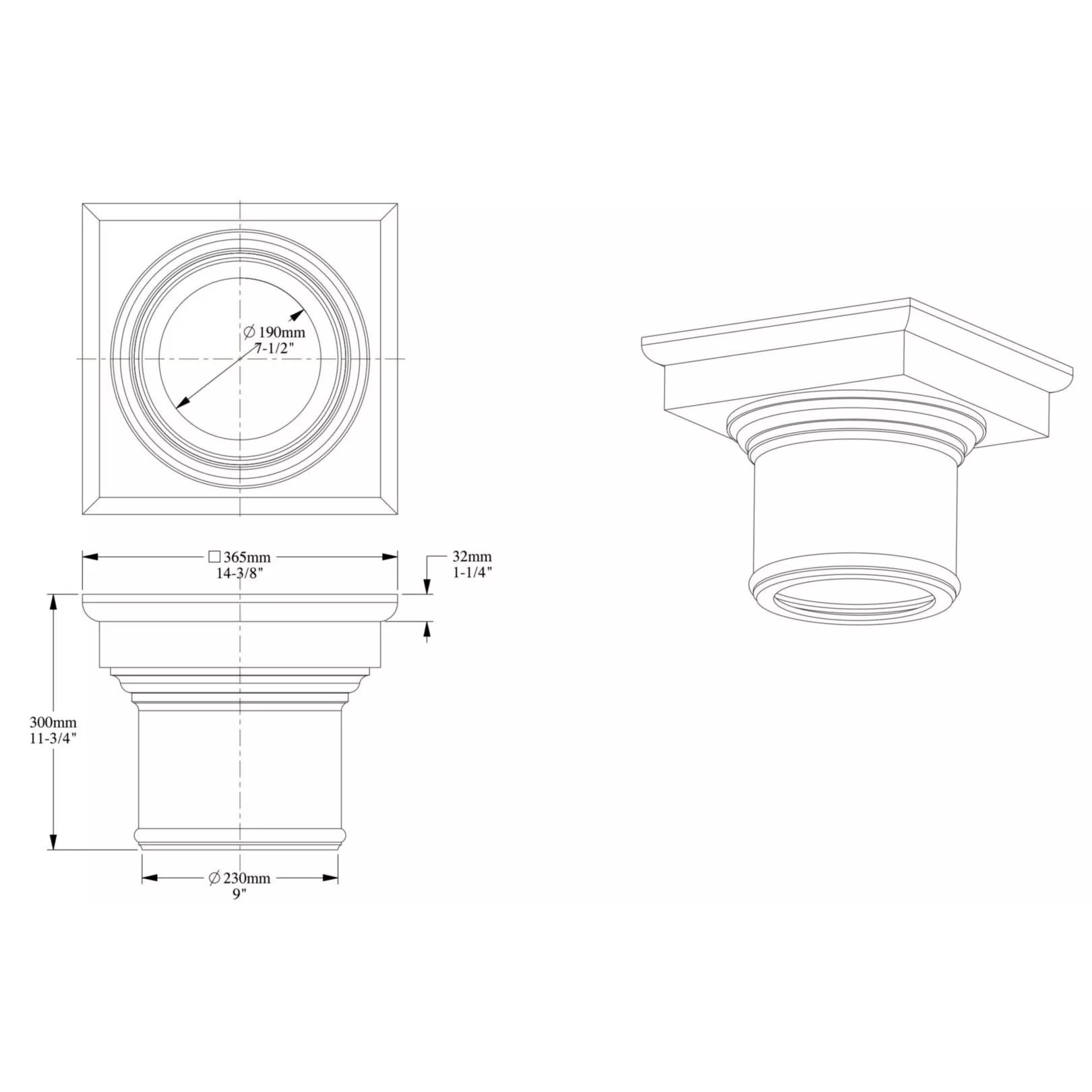 Elément décoratif ORAC K1112