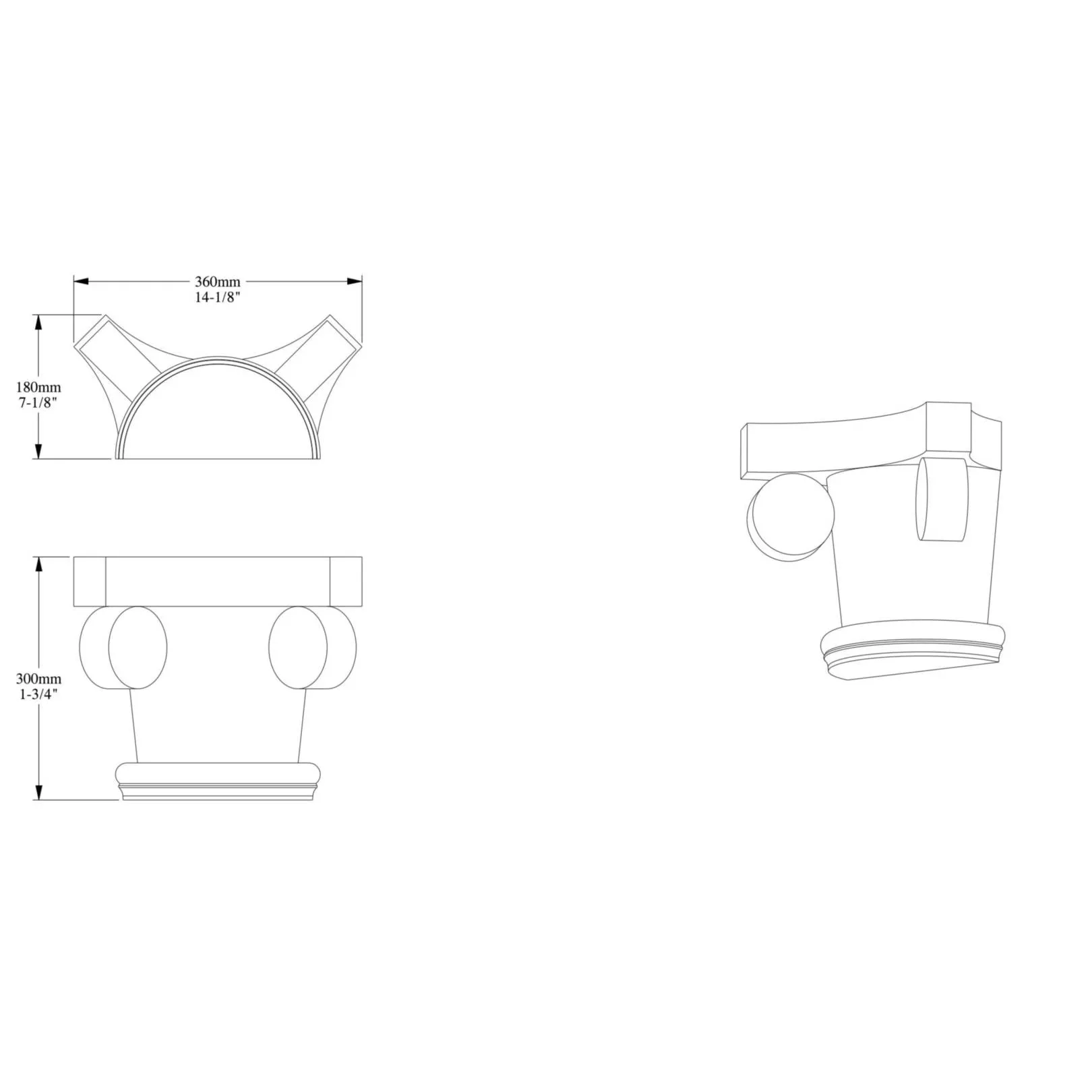 Elément décoratif ORAC K1121