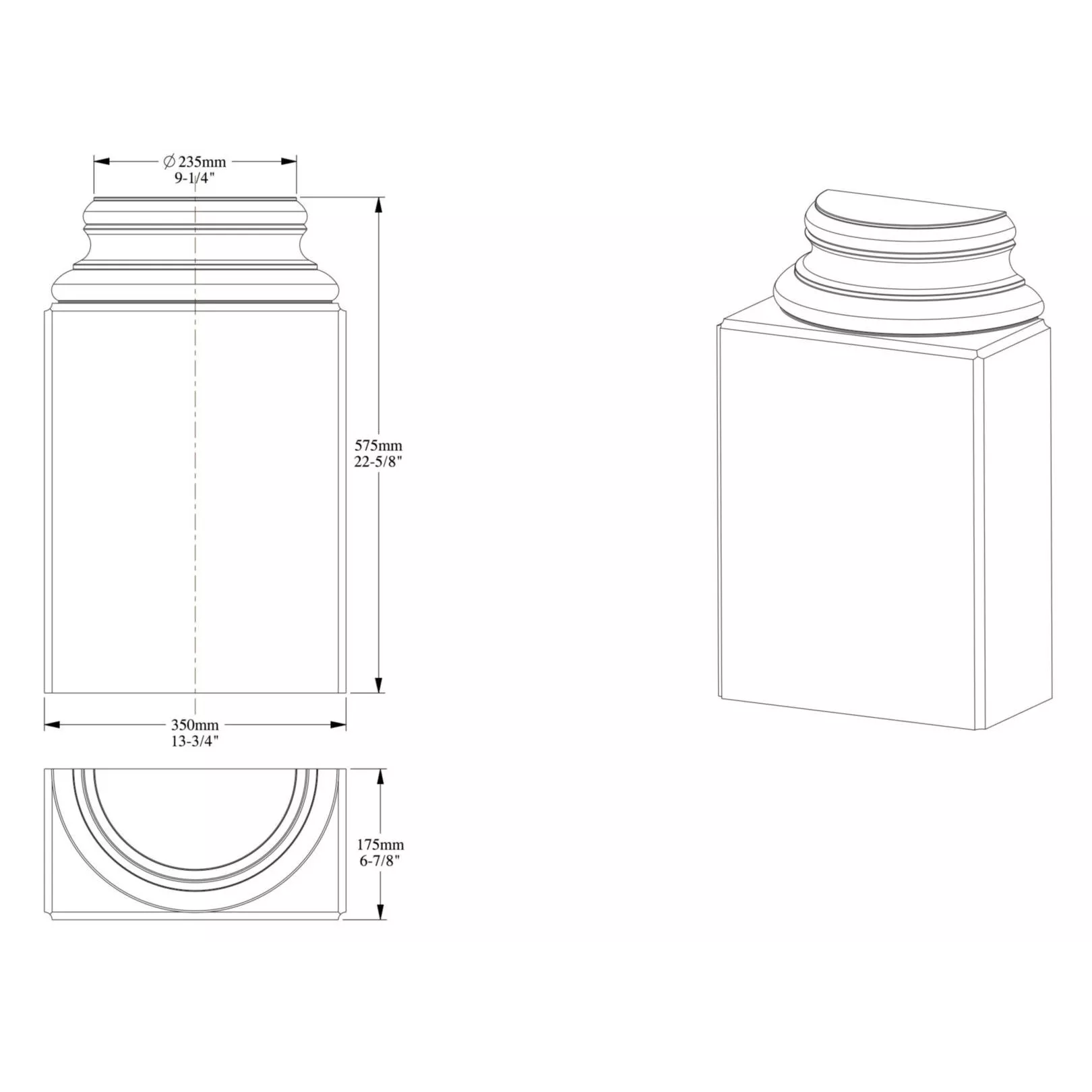 Elément décoratif ORAC K1131