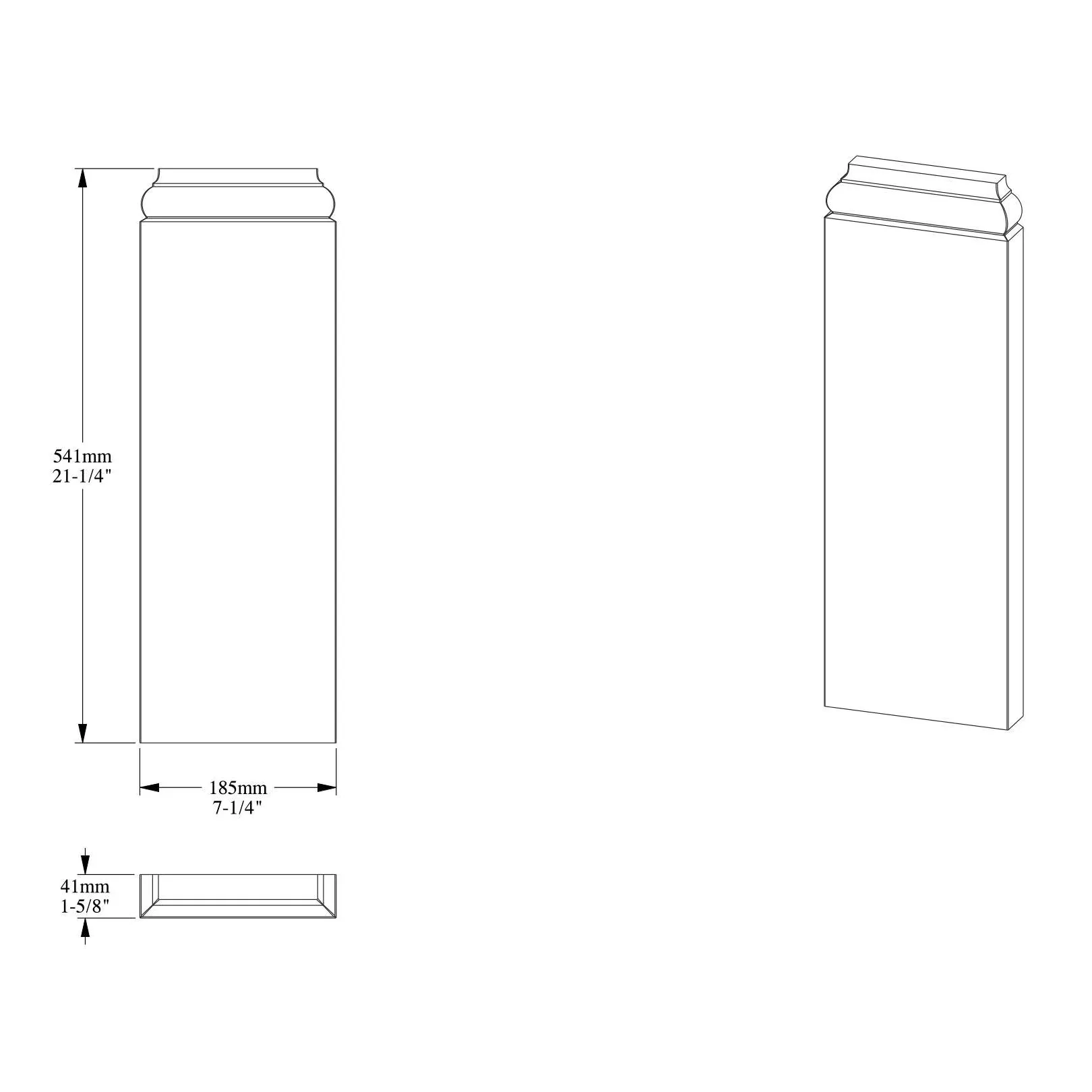 Elément décoratif ORAC K202