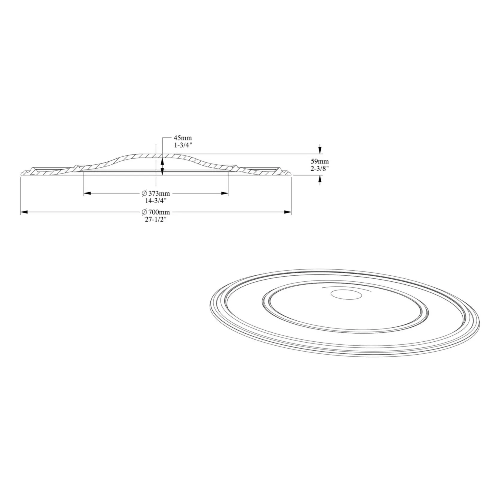Elément décoratif ORAC R73