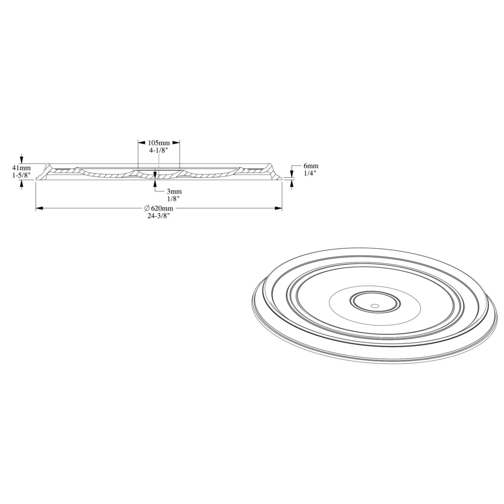 Elément décoratif ORAC R76