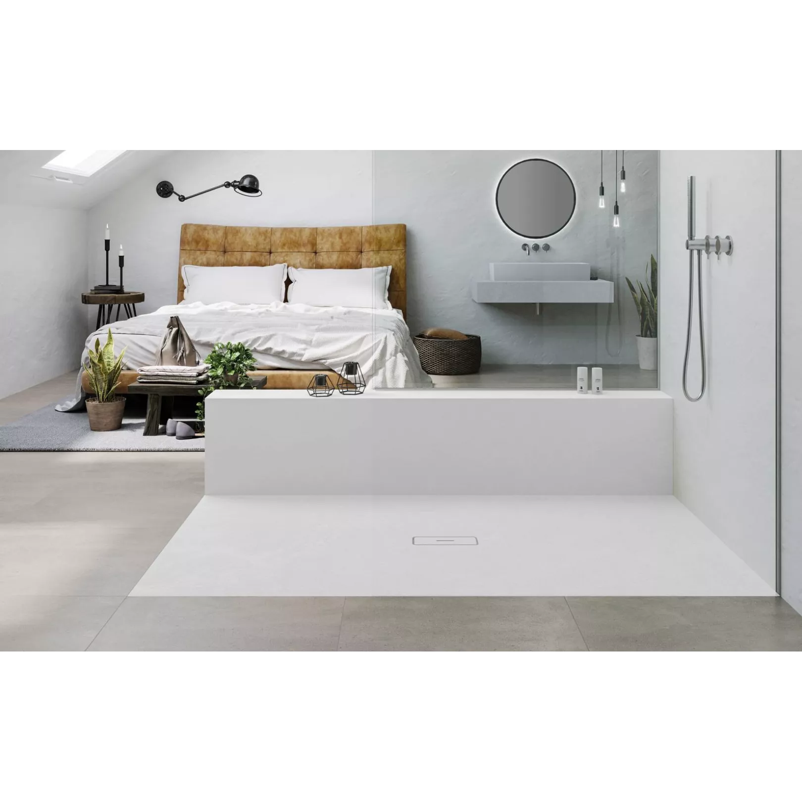 Receveur de douche ARQ 6 coloris, dimensions sur mesures