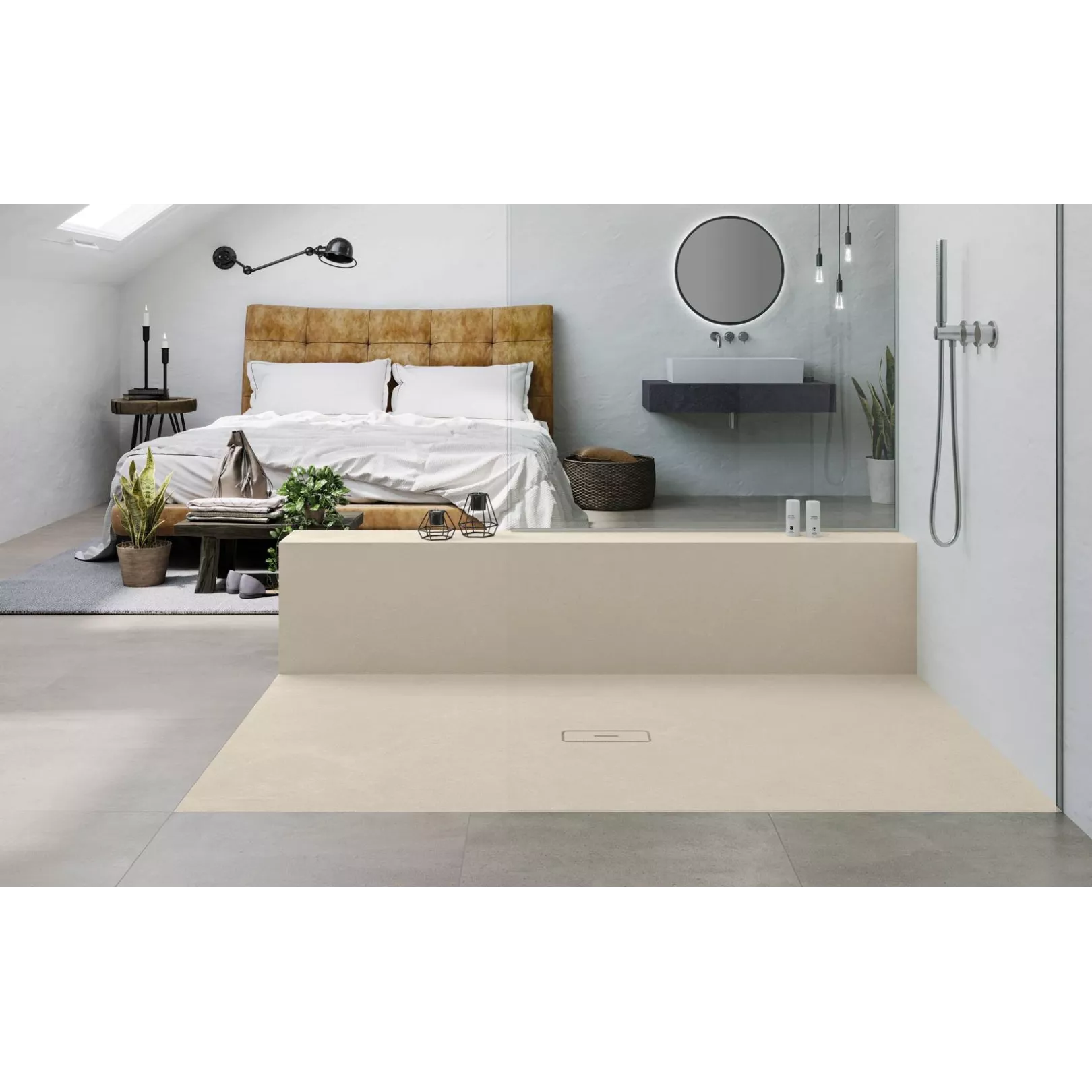 Receveur de douche ARQ 6 coloris, dimensions sur mesures